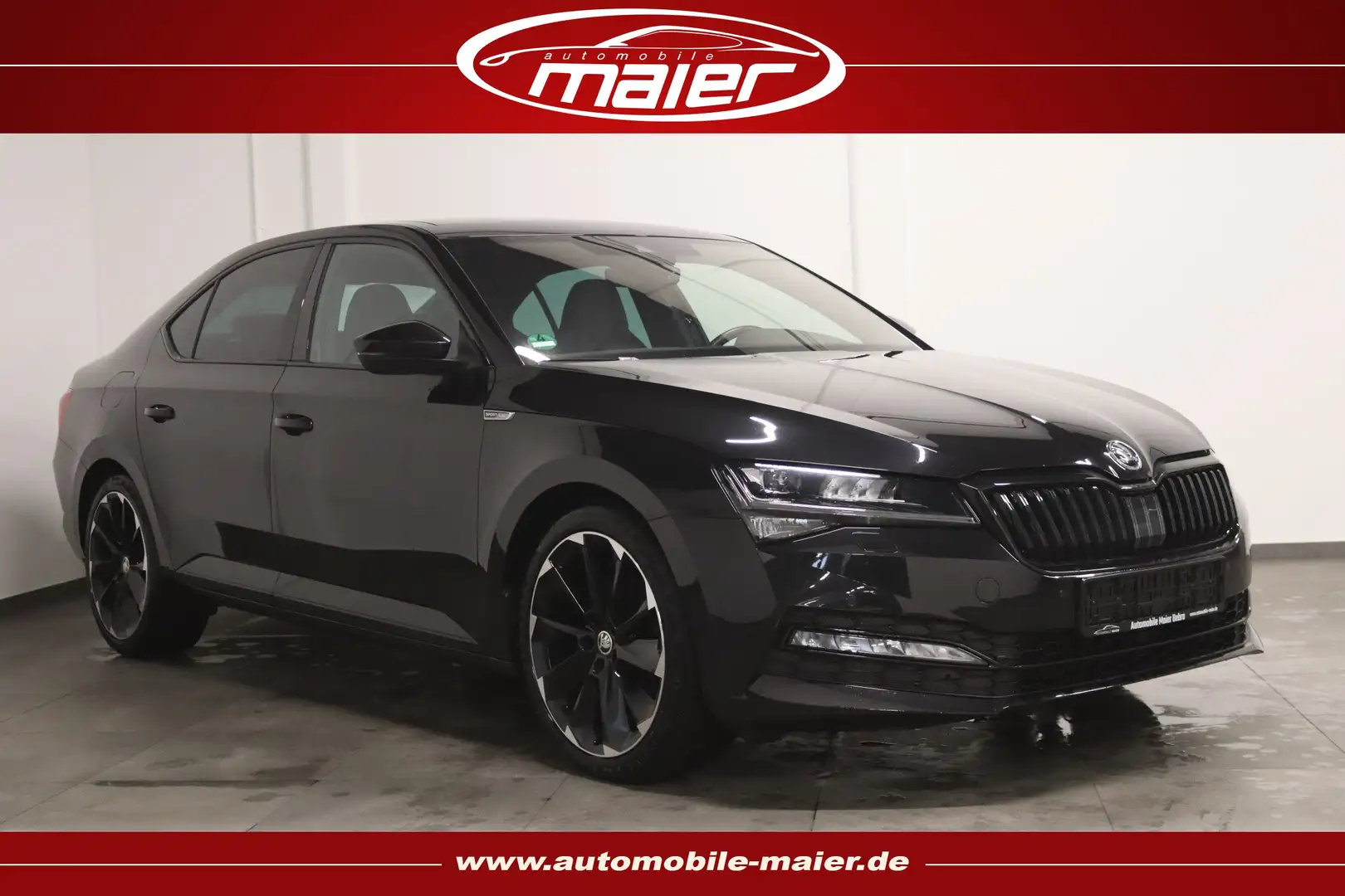 Skoda Superb 2.0 TDI SportLine 4x4-PANO-NAV-LED-AHK- Schwarz - 1
