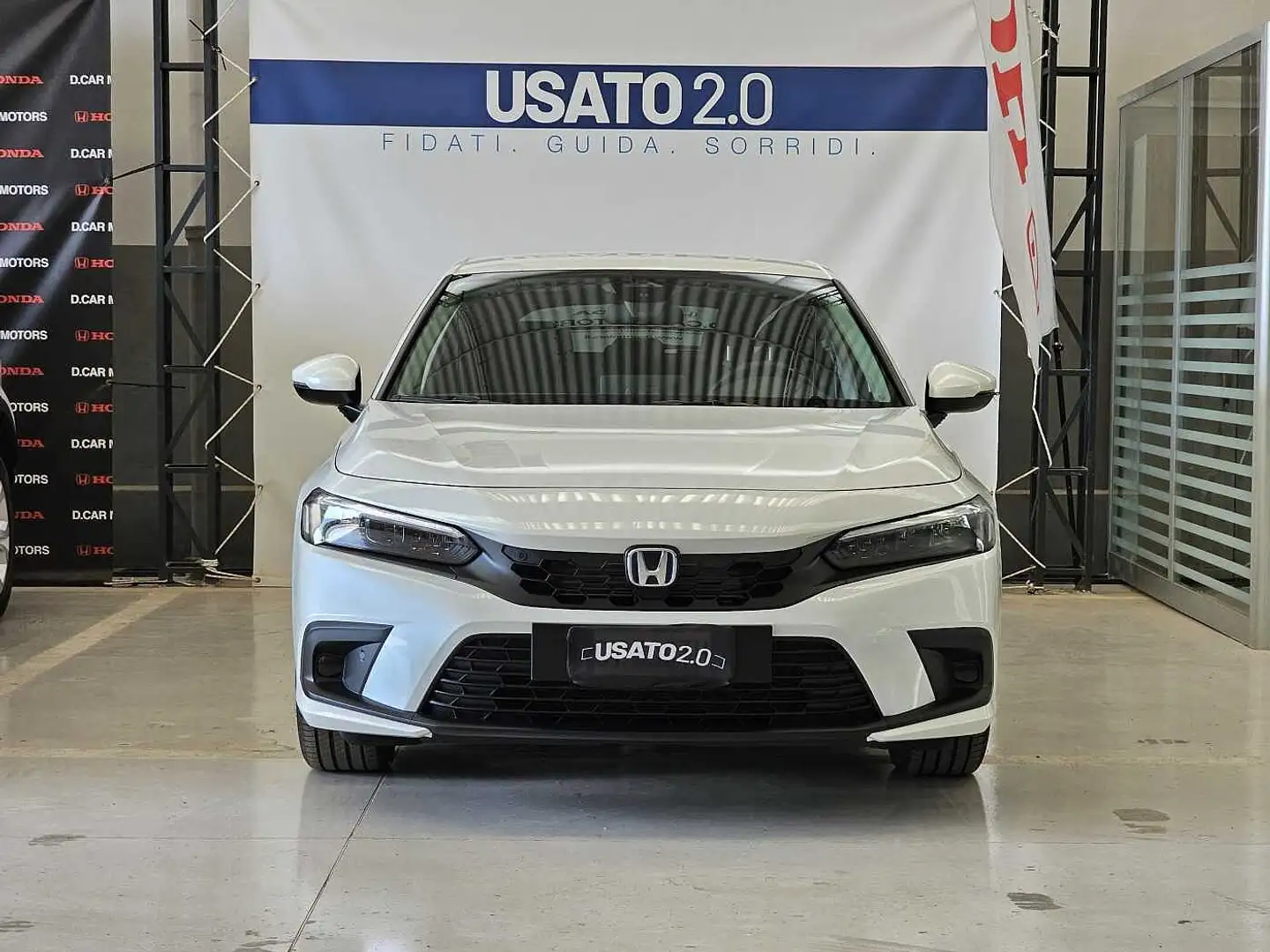 Honda Civic eHev eCVT Sport FULL-HYBRID Bianco - 1