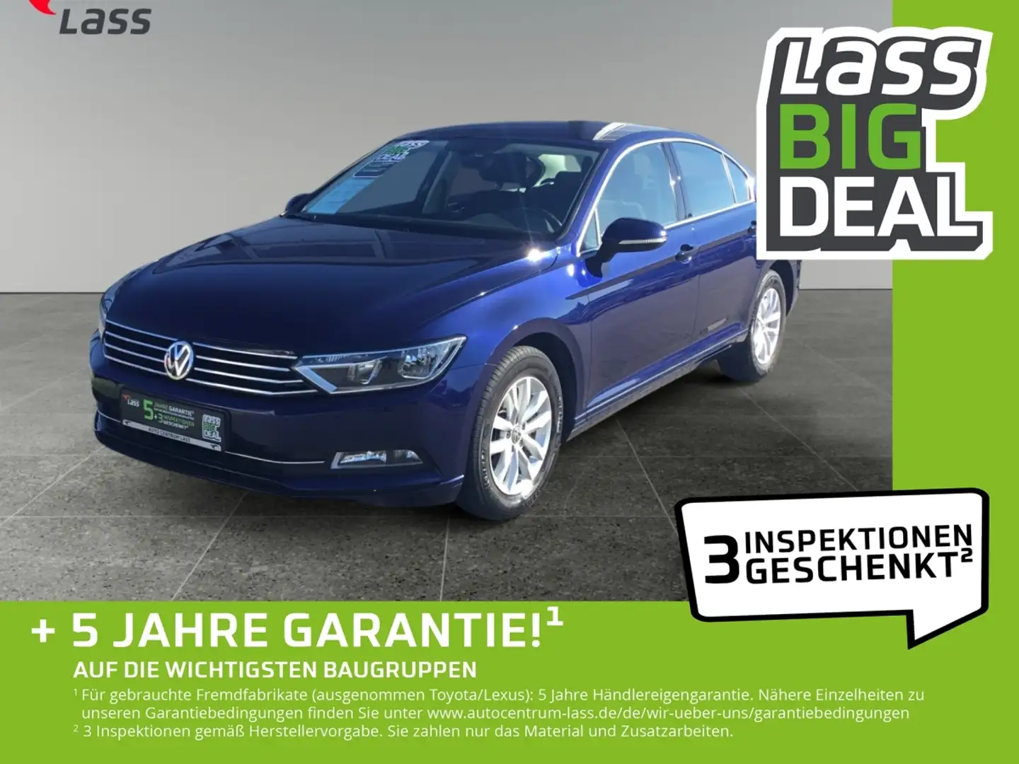 Volkswagen Passat 1.4 TSI BMT Comfortline LM elSitz PDC Синій - 1