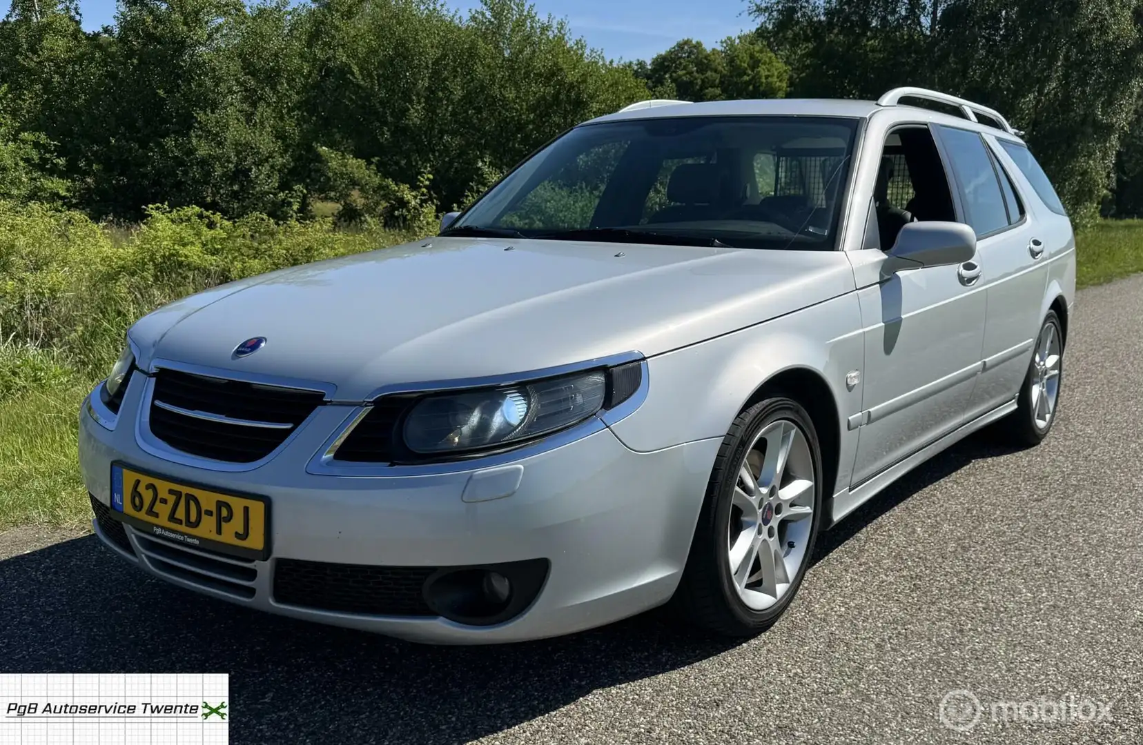 Saab 9-5 Estate 2.3 Turbo Aero Srebrny - 1