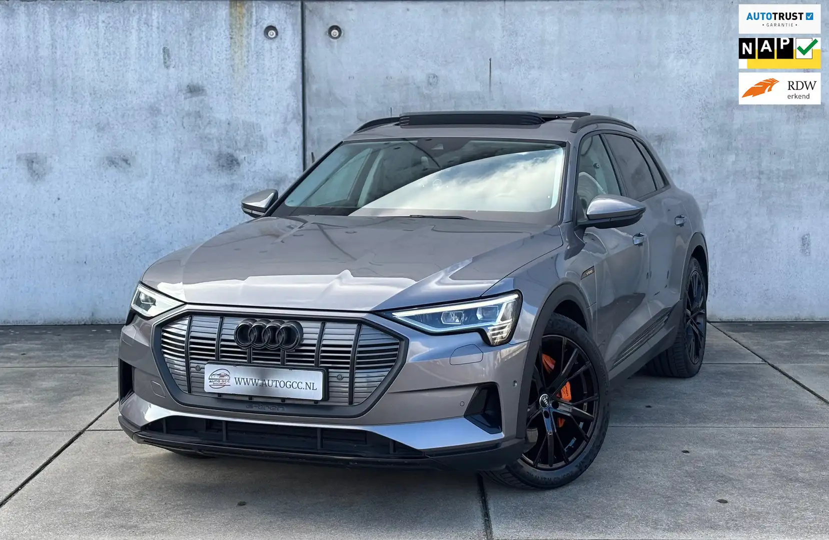 Audi e-tron 50 QUATTRO LAUNCH EDITION PLUS PANO SOH 87% NAP BT Gris - 1
