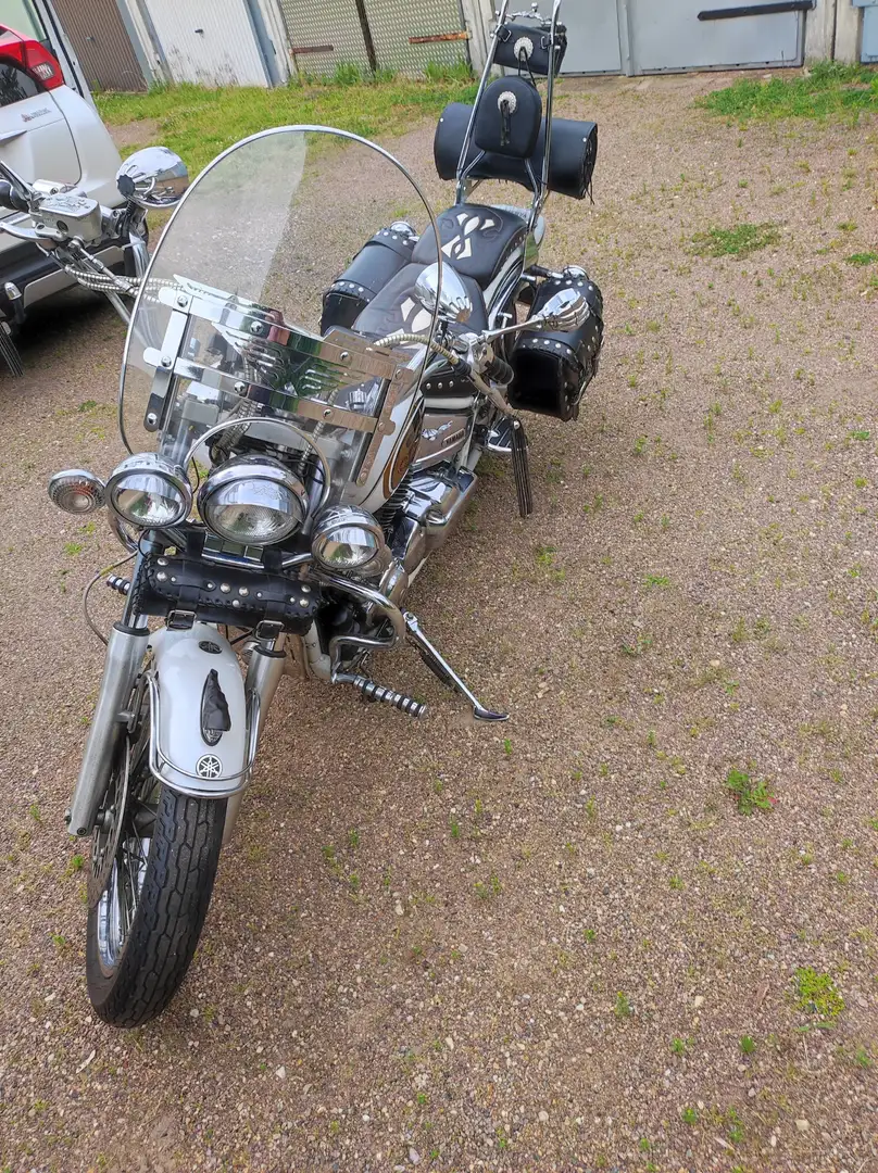 Yamaha XVS 650 chopper-dragstar Biały - 2