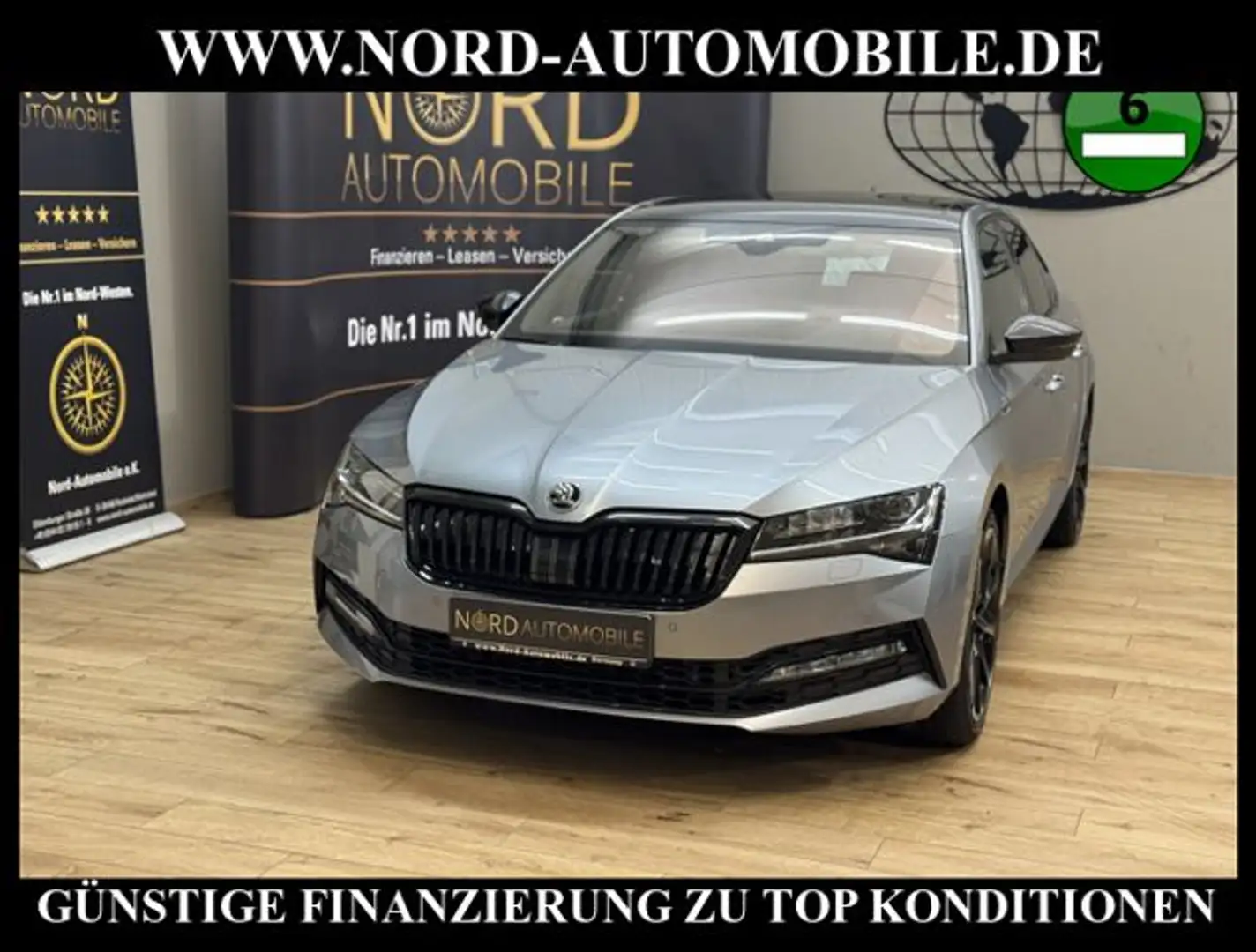 Skoda Superb 2.0 TSI DSG Sportline 4x4 Matrix/Kamera/ Sportline Gris - 1