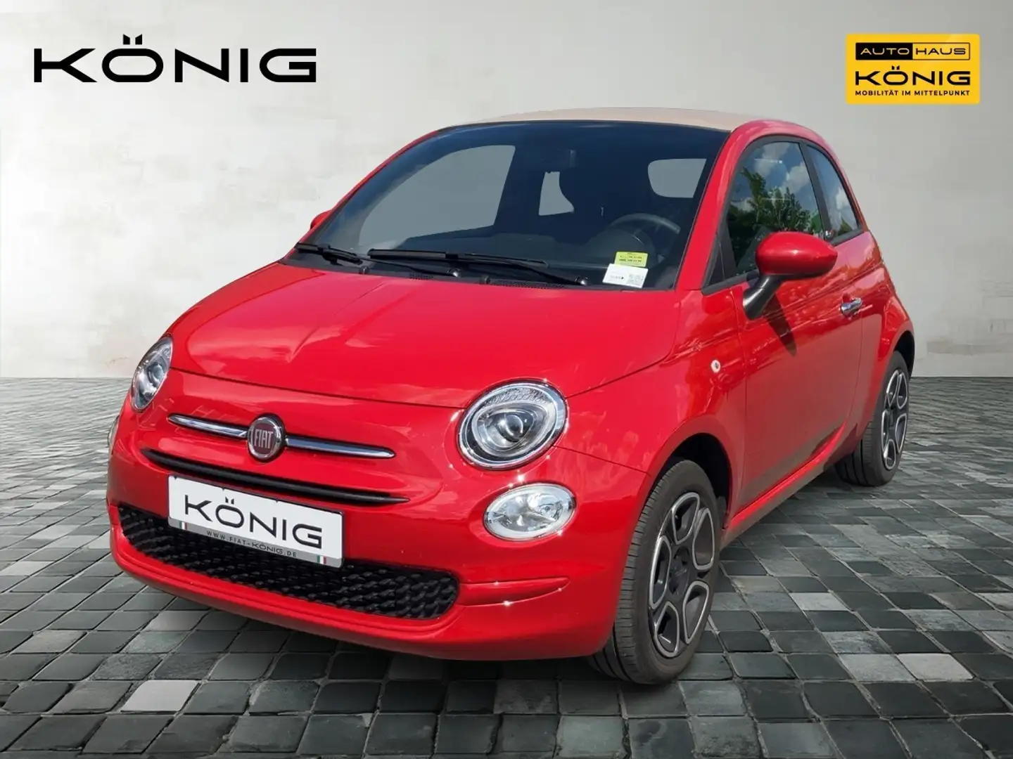 Fiat 500C CLUB 51kW Rot - 1