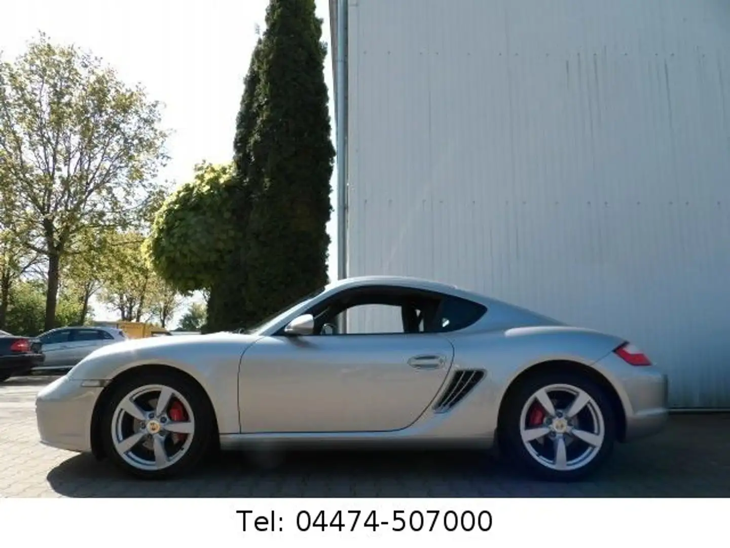 Porsche Cayman S Automatik Alcantara Xenon -Top Zustand! Argent - 1