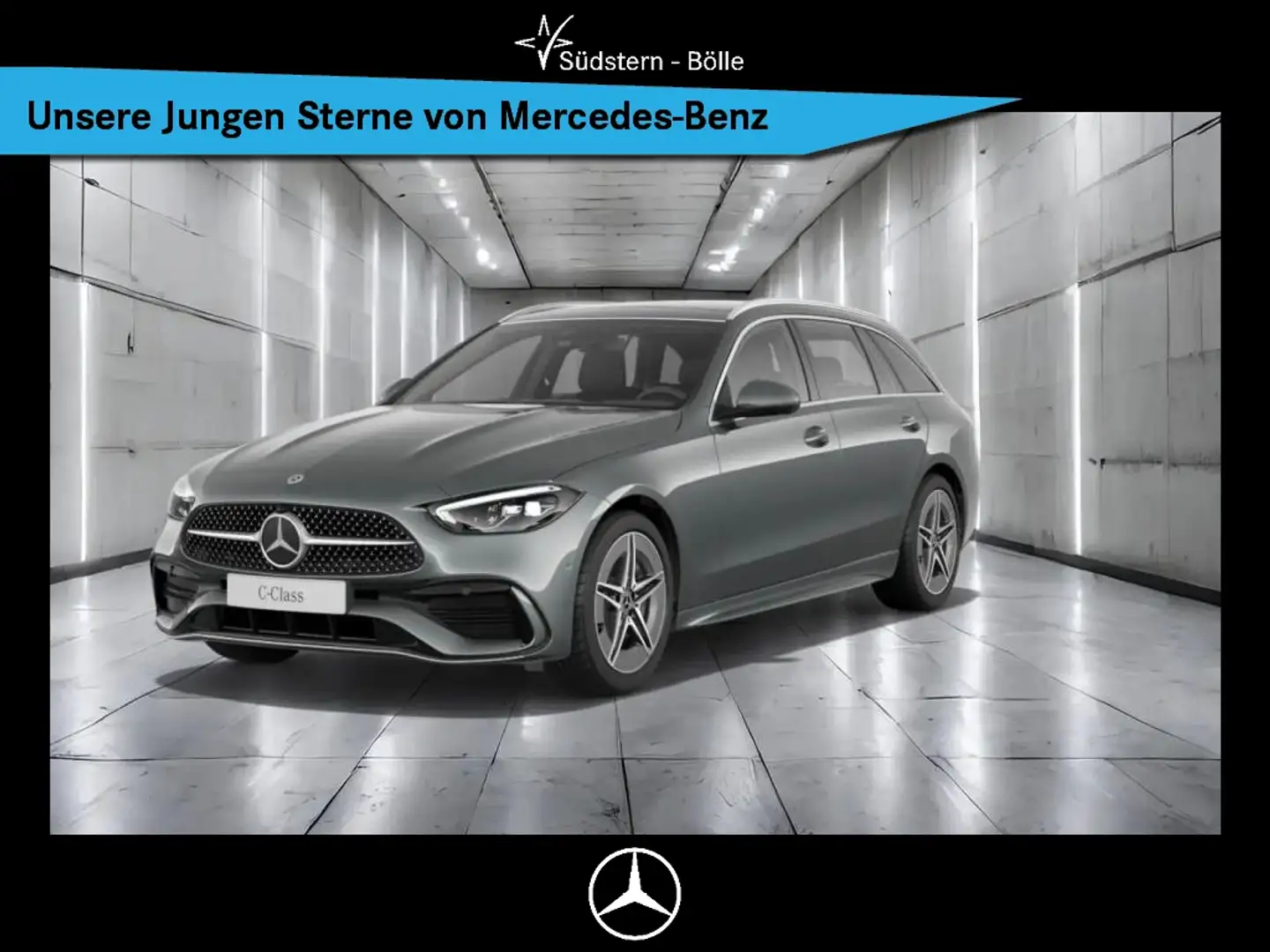 Mercedes-Benz C 300 T +AMG+DISTRO+SHZ+MEMORY+AMBIENTE+360°KAM Grau - 1