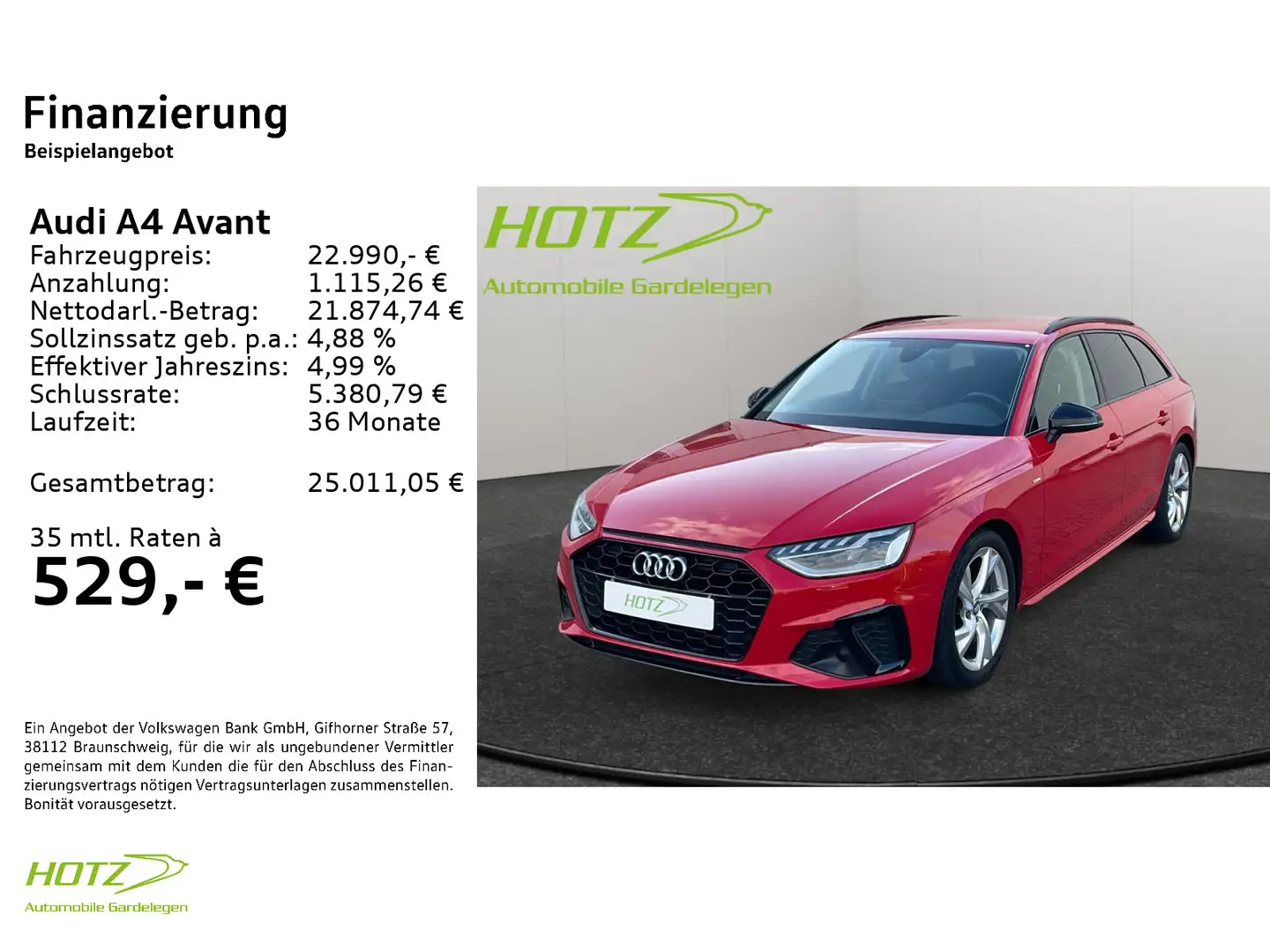 Audi A4 35 TFSI S tronic S line REARCAM/MATRIX/ Rouge - 2