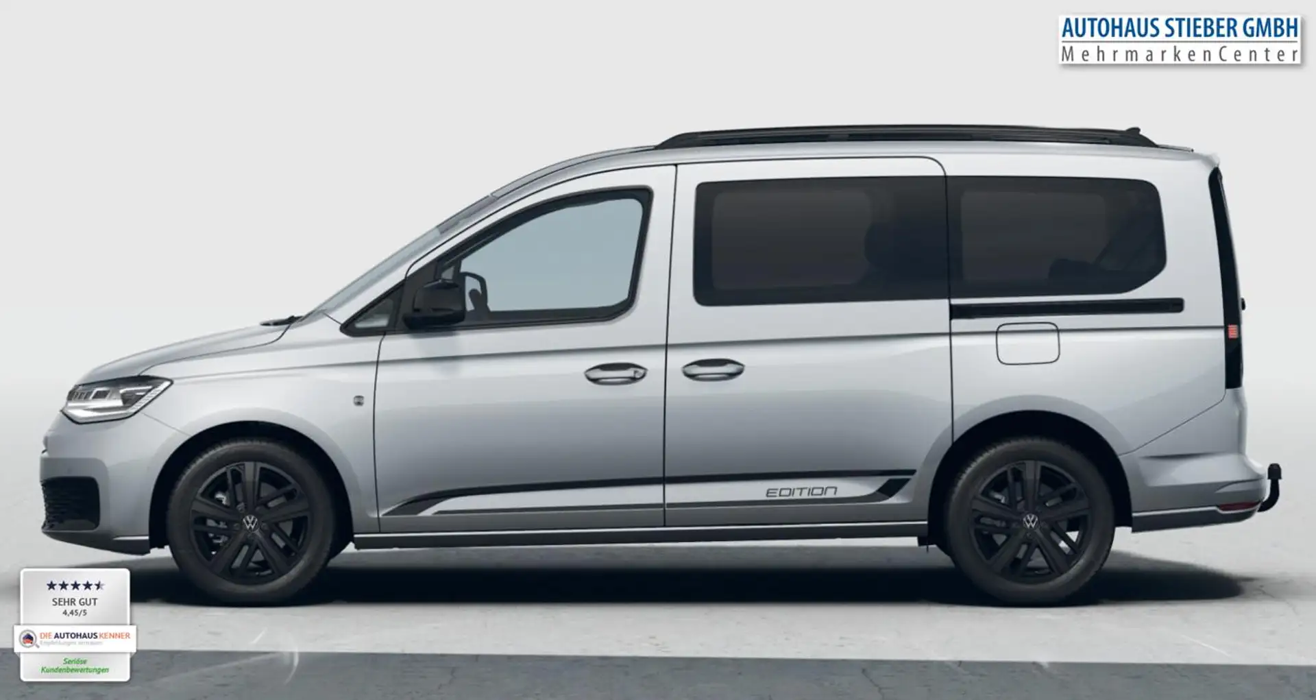 Volkswagen Caddy Maxi 1.5 TSI 116 Edition LED AHK Ready2D 85 kW ... Silber - 2