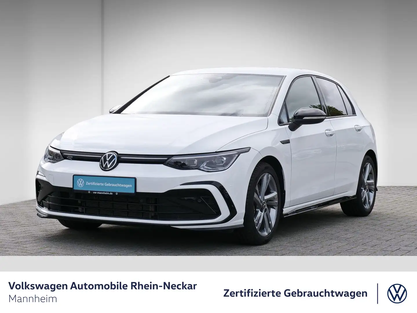 Volkswagen Golf VIII 2.0 TSI R-Line DSG Navi PDC LED uvm Weiß - 2
