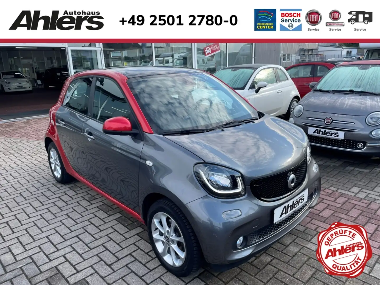 smart forFour passion+PANO+8FACH+SHZ+PDC+KLIMAAUTOMATIK+BLUETOOT Gris - 1