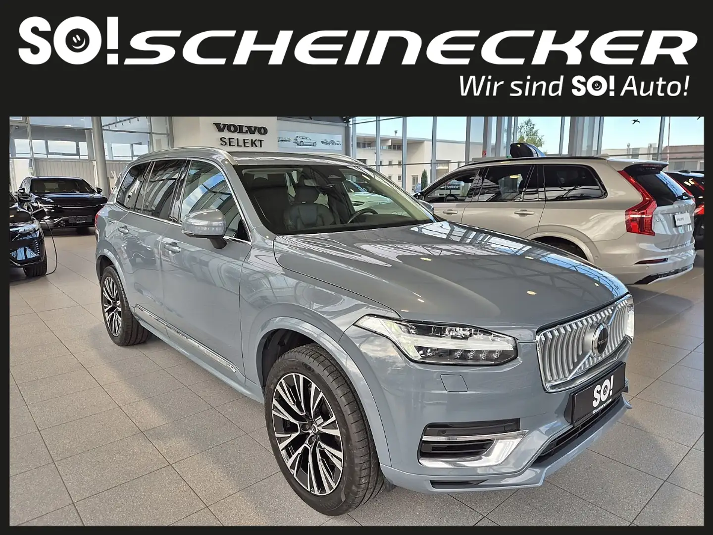 Volvo XC90 T8 AWD Recharge PHEV Core Geartronic Gris - 1