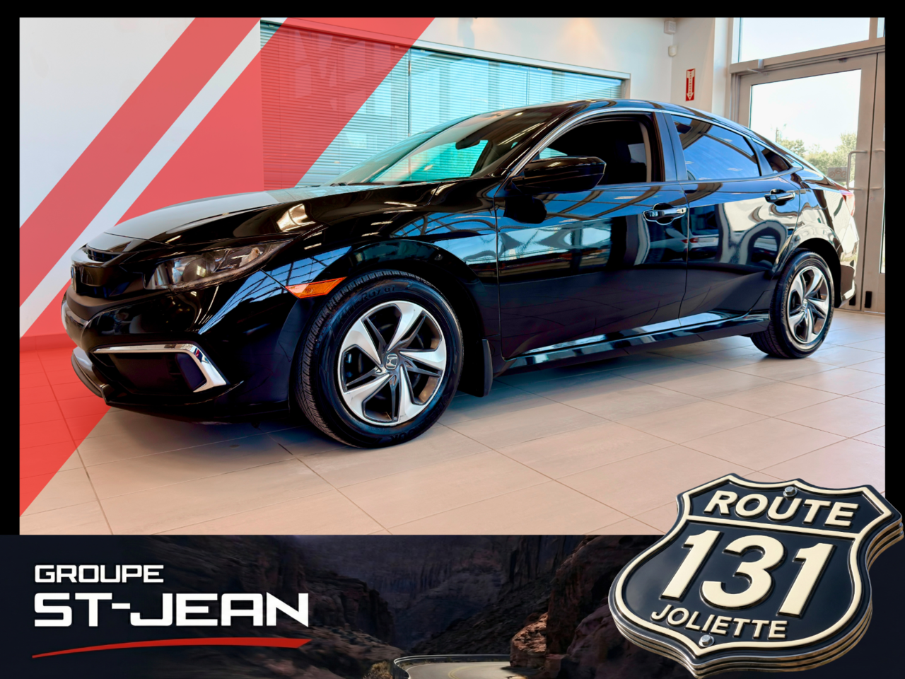 2019 Honda Civic LX Moteur 2.0L 158 ch, écran 7 po, CarPlay, sièges
