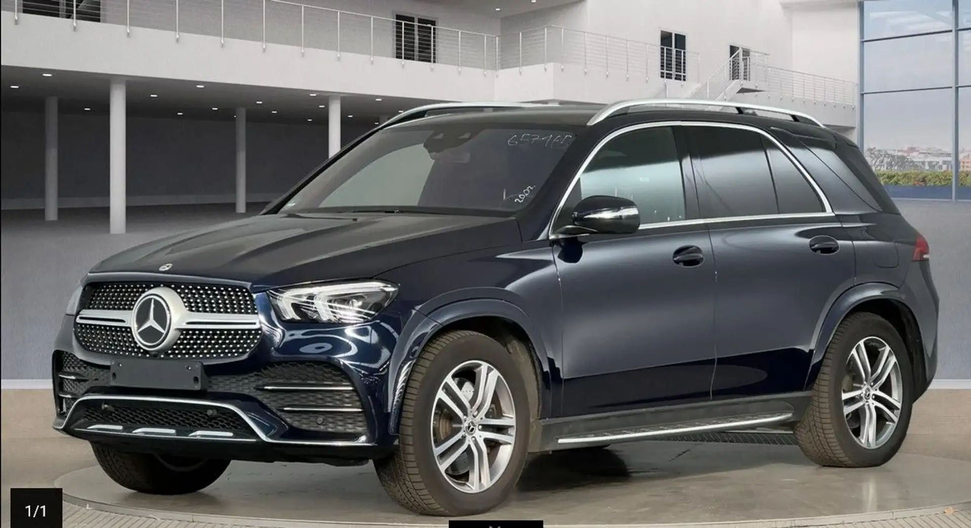 Mercedes-Benz GLE 350 e AMG 360*Burmest*Distro*AHK*21*HUD* Bleu - 1