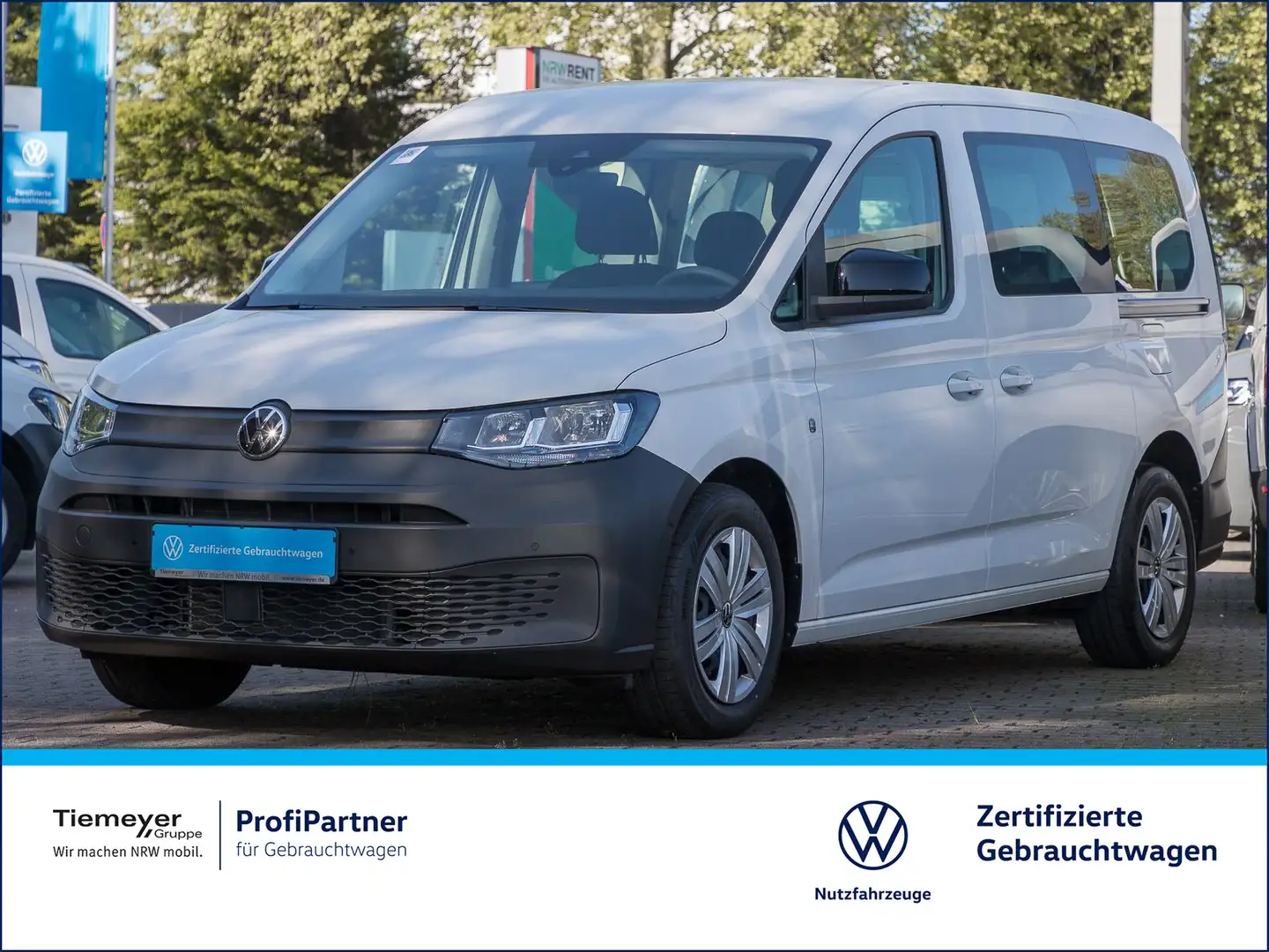 Volkswagen Caddy 2.0 TDI 4M AHK KLIMA NAVI Weiß - 1