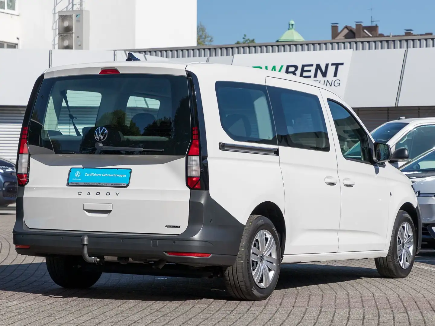 Volkswagen Caddy 2.0 TDI 4M AHK KLIMA NAVI Weiß - 2
