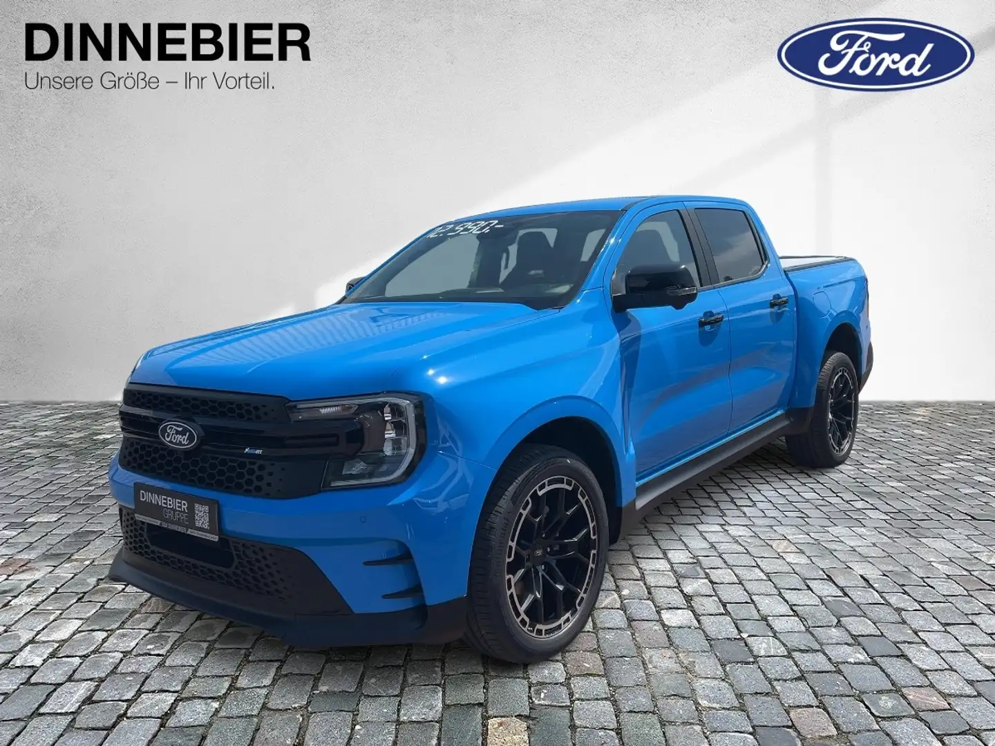 Ford Ranger DoKa 3.0 l EcoBlue MS-RT 177 kW 360 AHK Bleu - 2