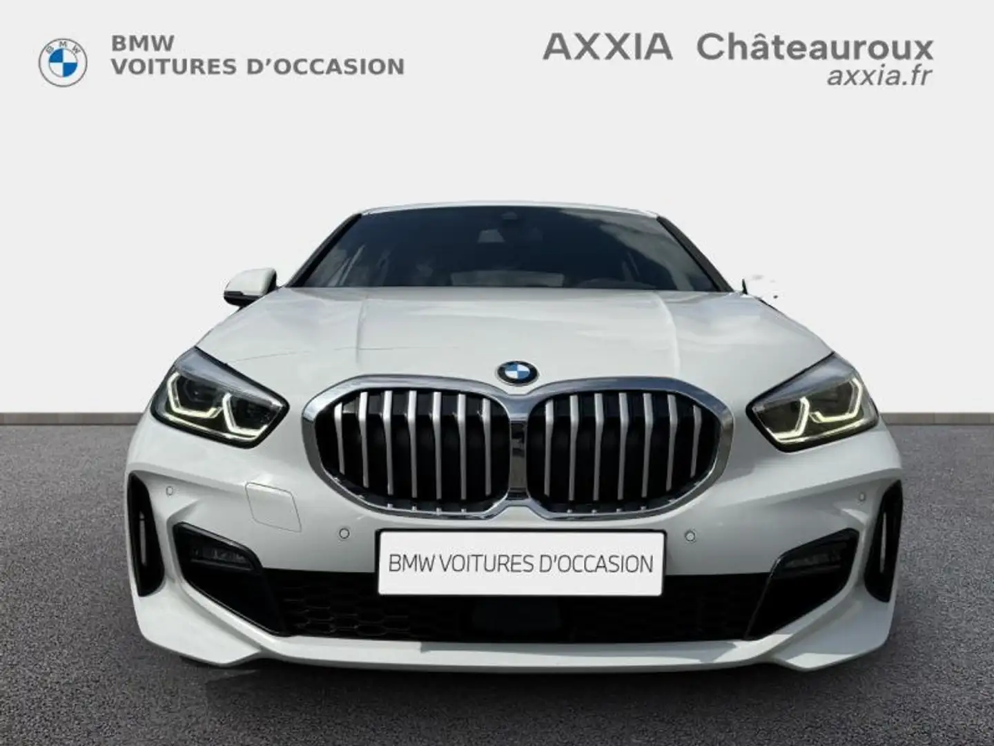 BMW 118 118dA 150ch M Sport 8cv Blanc - 2