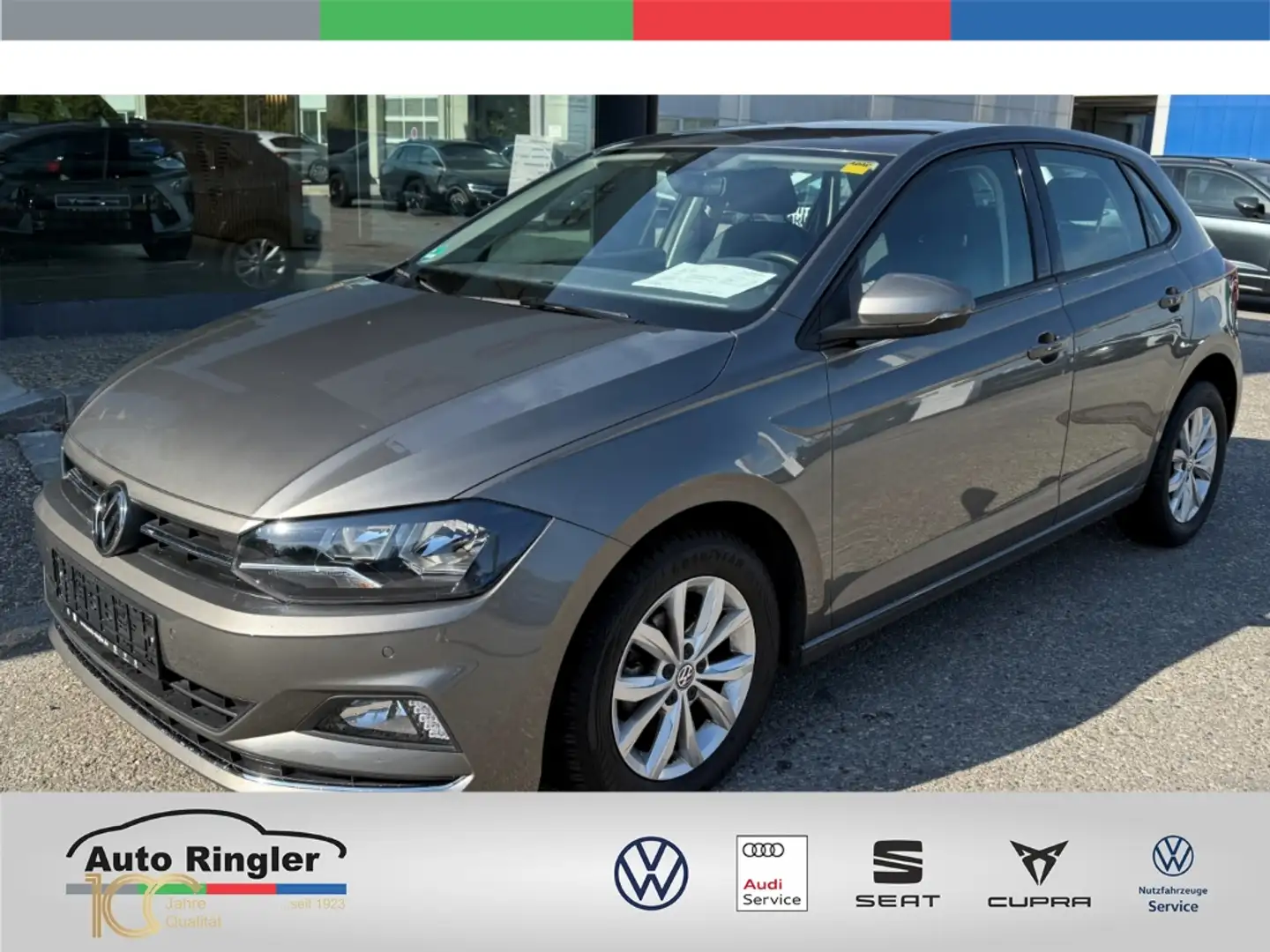 Volkswagen Polo 1.0 TSI Highline+CLIMATR.+NAVI+PDC ACC Apple CarPl Grau - 1