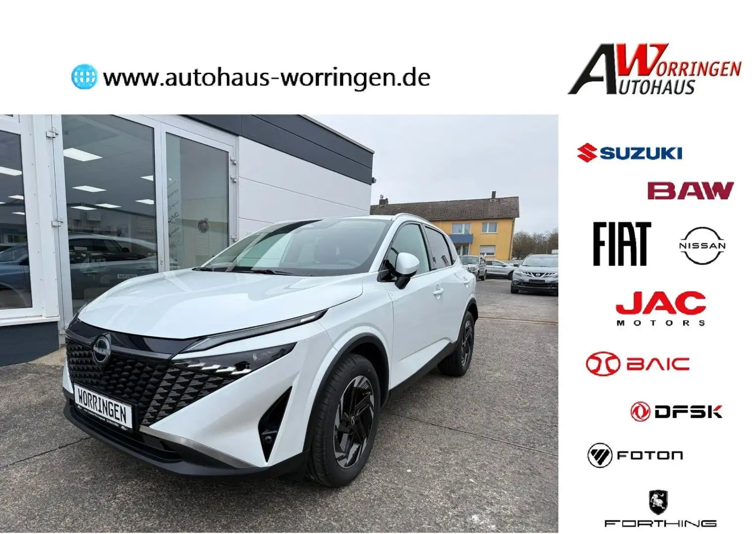Nissan Qashqai 1.3  Xtronic N-Connecta*Cam*CarPlay* Weiß - 1