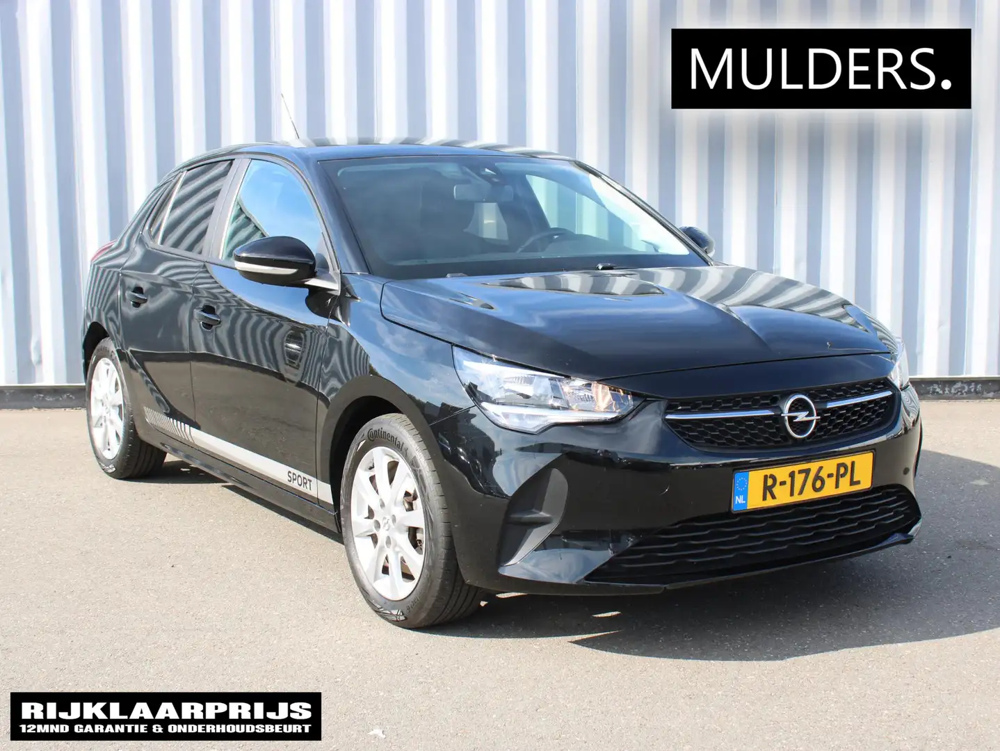 Opel Corsa 1.2 EDITION MULDERS SPORT CAMERA+APPLE CARPLAY/AND Zwart - 1