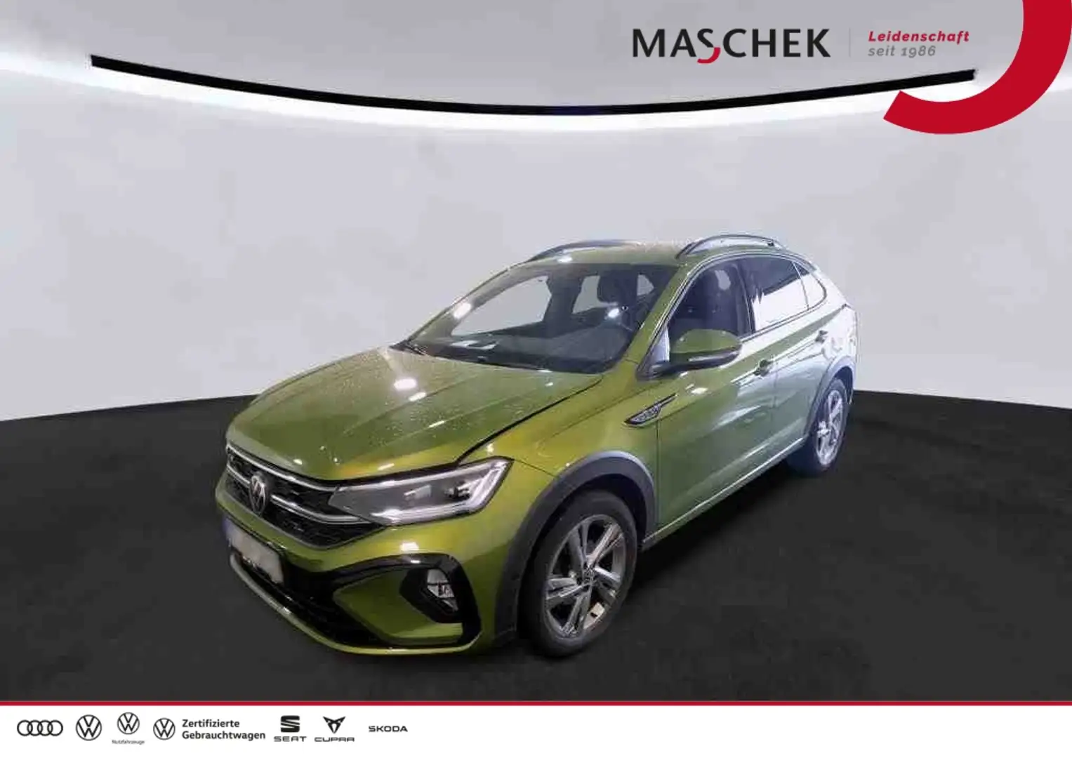 Volkswagen Taigo R-Line 1.0 TSI DSG LED Navi ACC Rearview Beats ACC Grün - 1