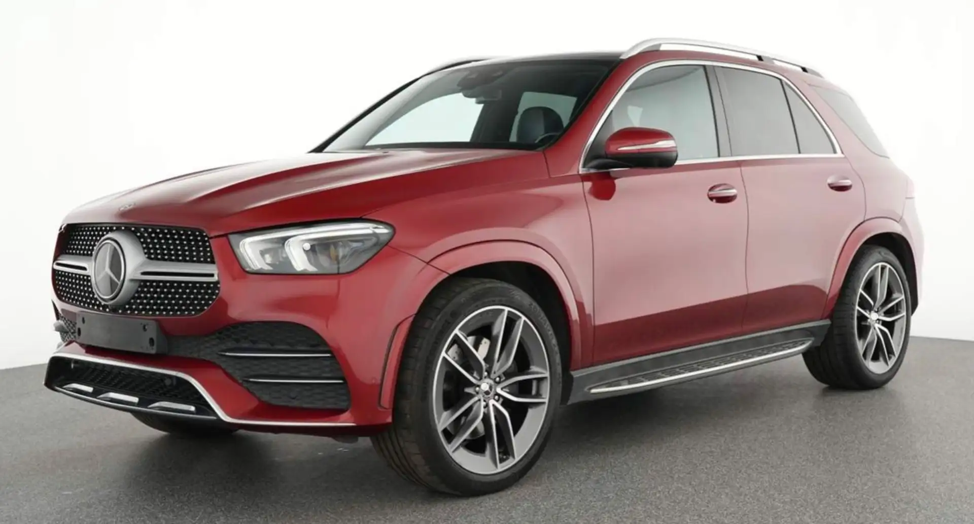 Mercedes-Benz GLE 400 d 4M AMG PANO LEDER AHK AMB 306° 22 ZOLL Rosso - 2