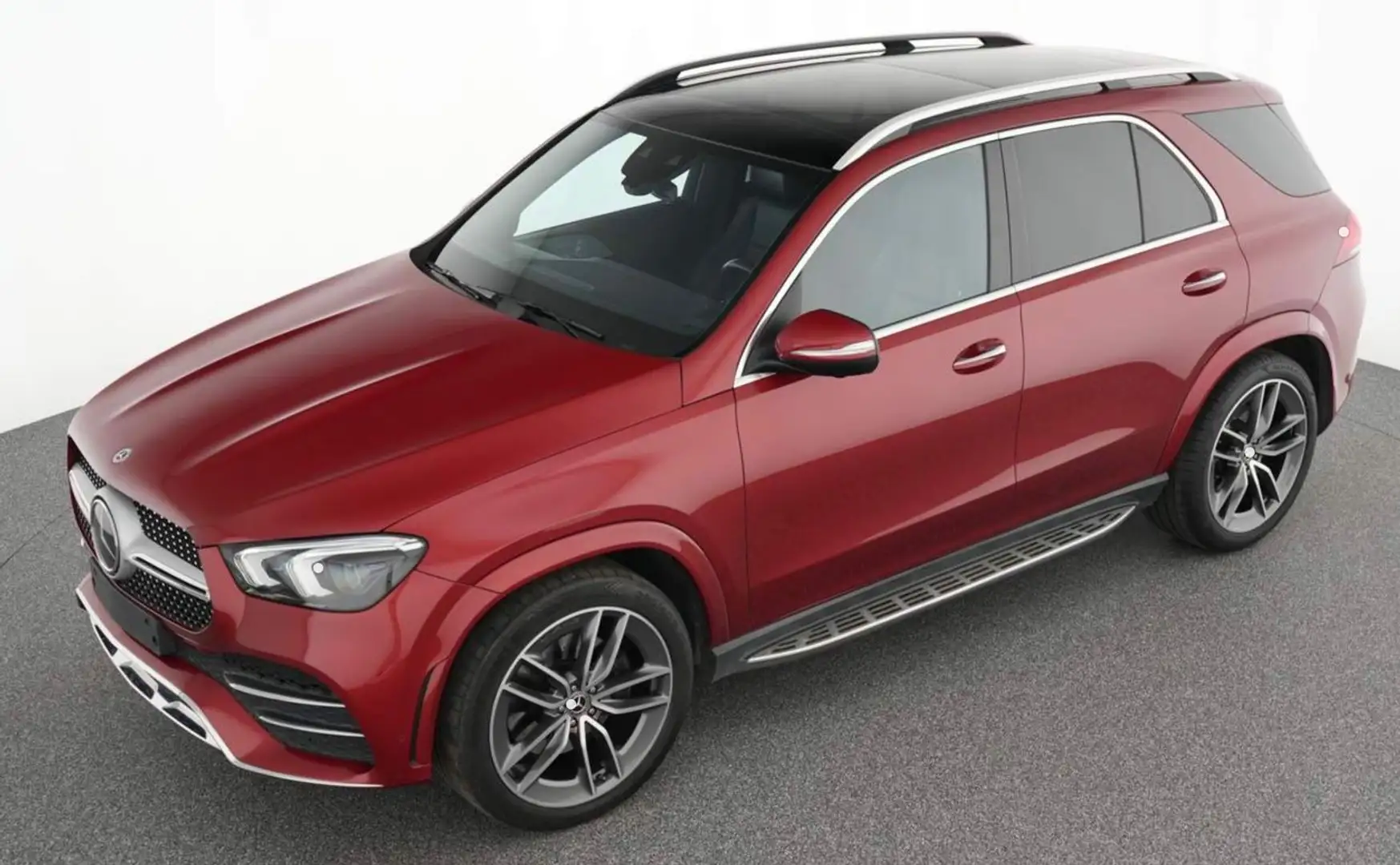 Mercedes-Benz GLE 400 d 4M AMG PANO LEDER AHK AMB 306° 22 ZOLL Rosso - 1