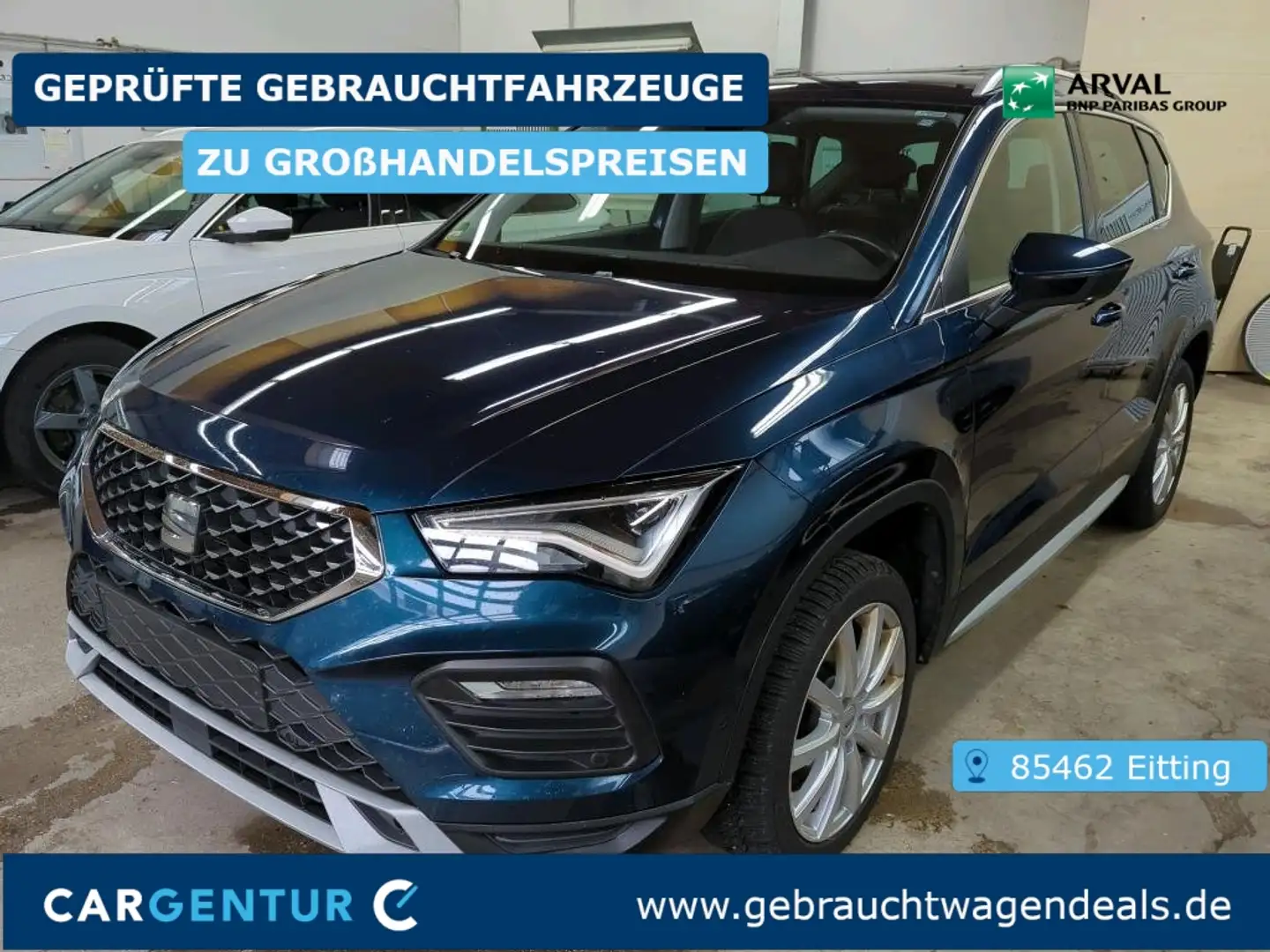 SEAT Ateca 2.0 TDI Xperience StHz Key LED Navi RKam Blau - 1