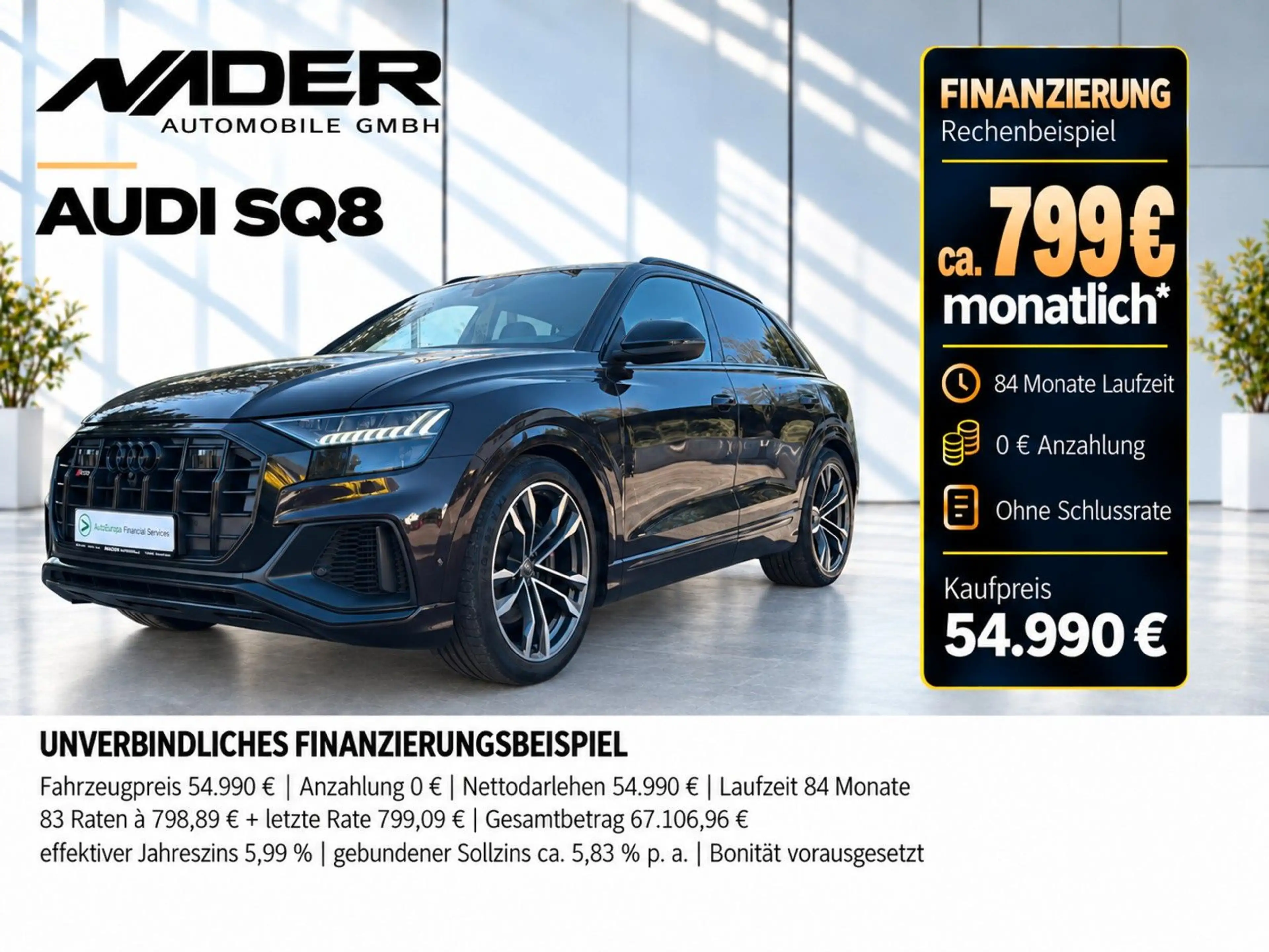 Audi SQ8 4.0 TDI quattro | AHK | Matrix | HUD | Navi