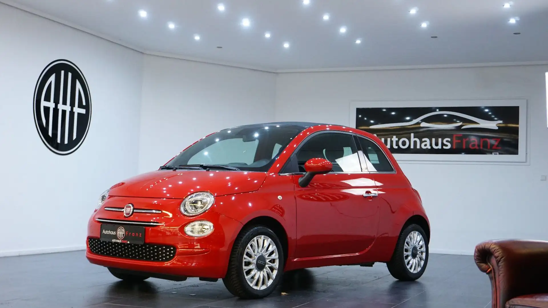 Fiat 500C *Cabrio*PDC*USB*Carplay*Automatik* Rot - 1