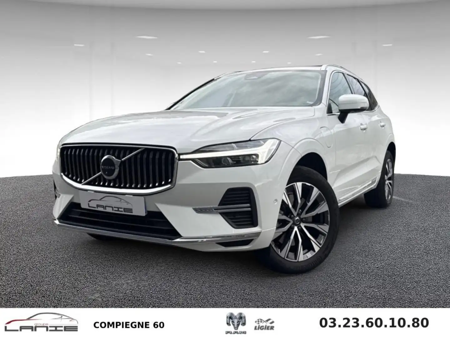 Volvo XC60 T6 Recharge AWD 253 ch + 145 Geartronic 8 Inscription Weiß - 1
