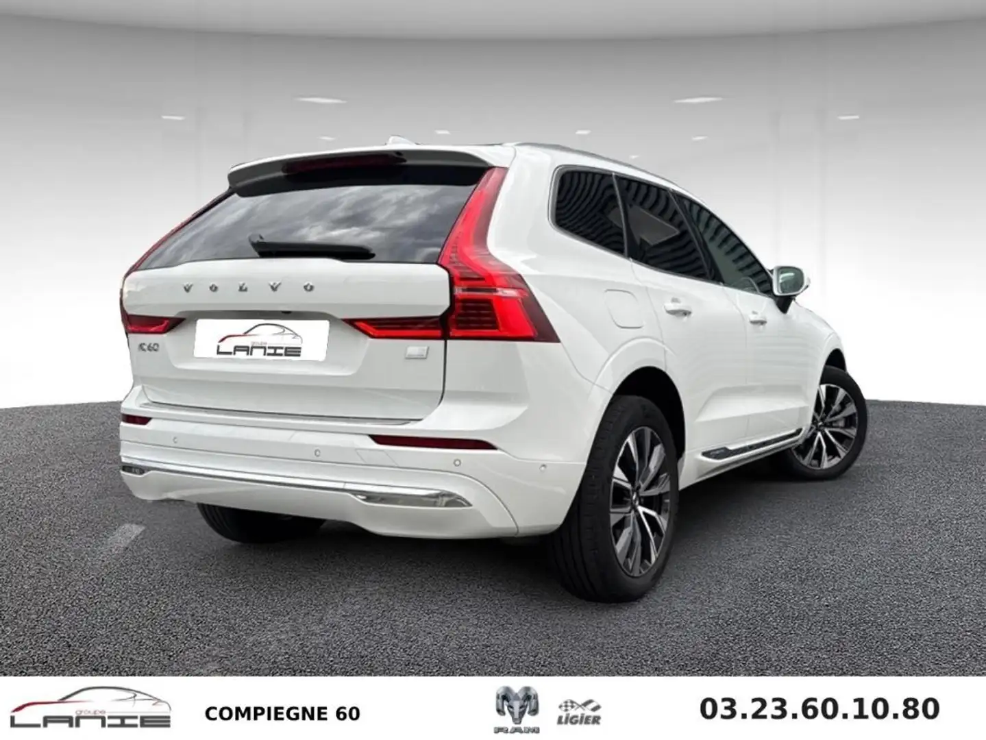 Volvo XC60 T6 Recharge AWD 253 ch + 145 Geartronic 8 Inscription Weiß - 2