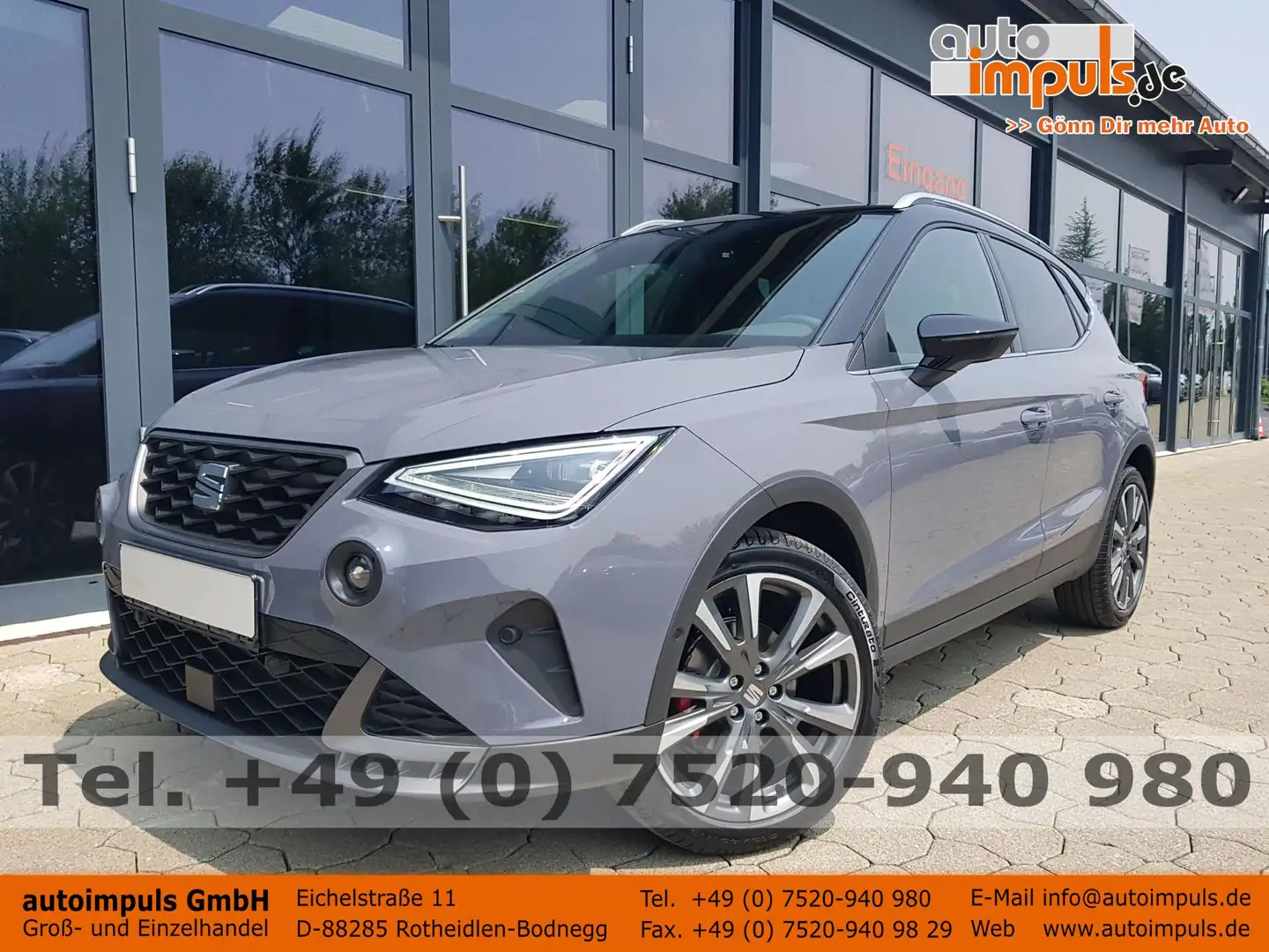 SEAT Arona FR Edition 1,0TSI DSG 85KW/116PS Navi, Kamera, ... Grau - 1