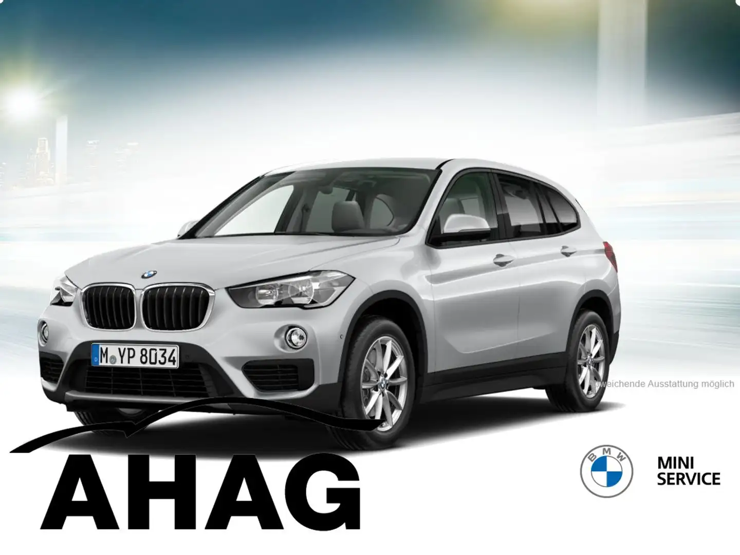BMW X1 sDrive18i Advantage Klimaaut. PDC MF Lenkrad Silber - 2