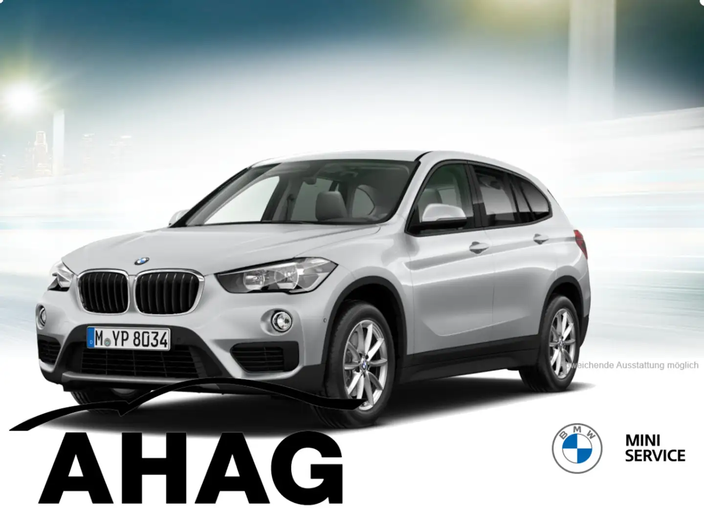 BMW X1 sDrive18i Advantage Klimaaut. PDC MF Lenkrad Silber - 2