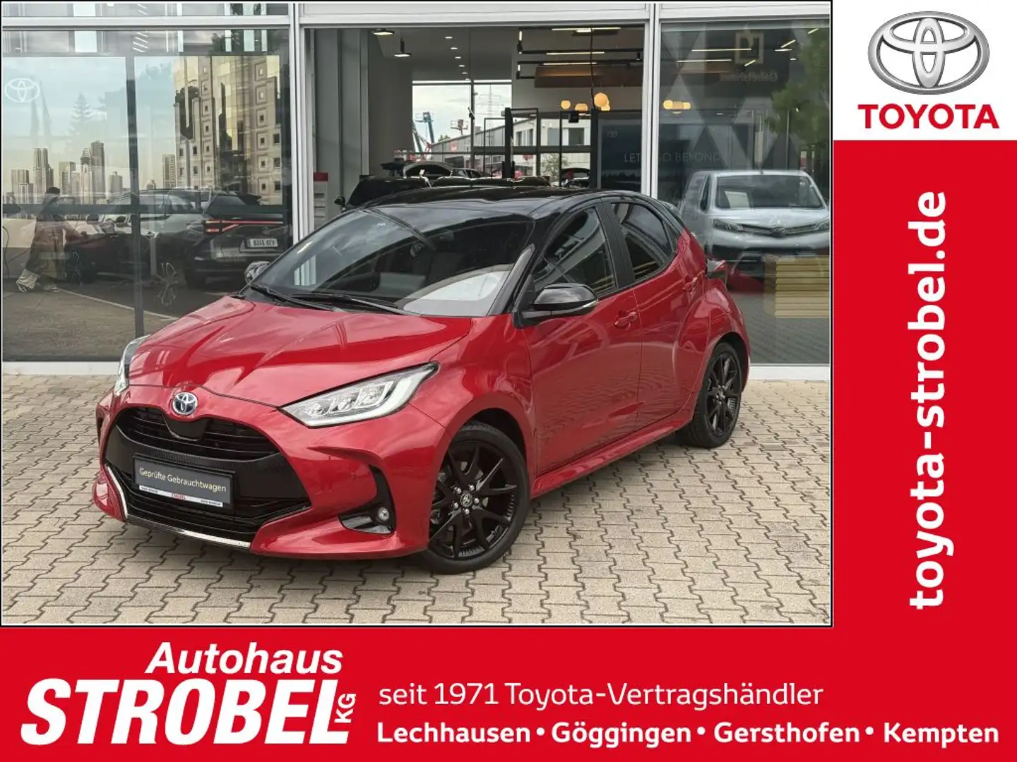 Toyota Yaris Hybrid 1.5 VVT-i Style Rouge - 1
