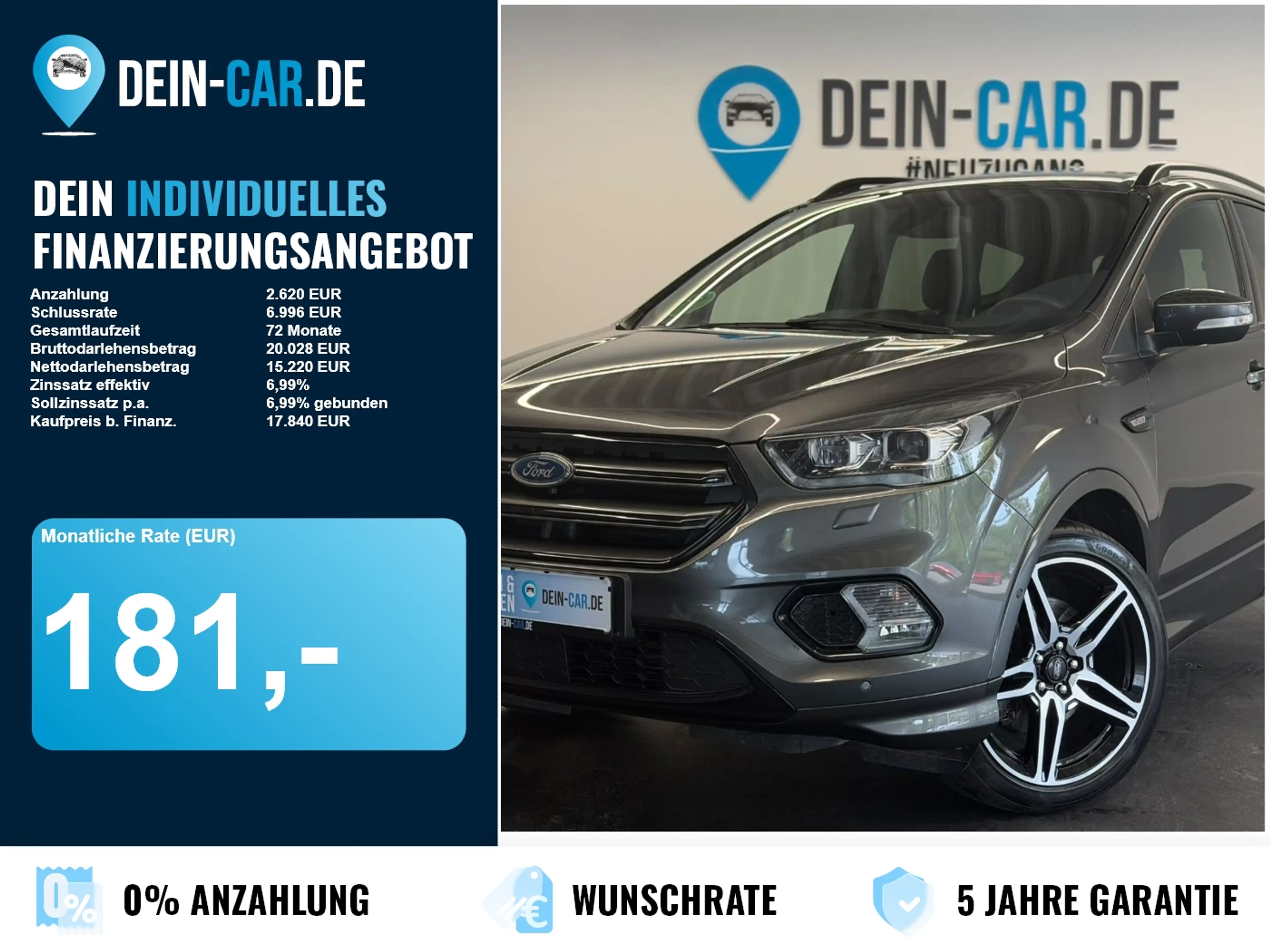 Ford Kuga 1.5 ST-Line ACC Navi PDC SHZ Winterp.