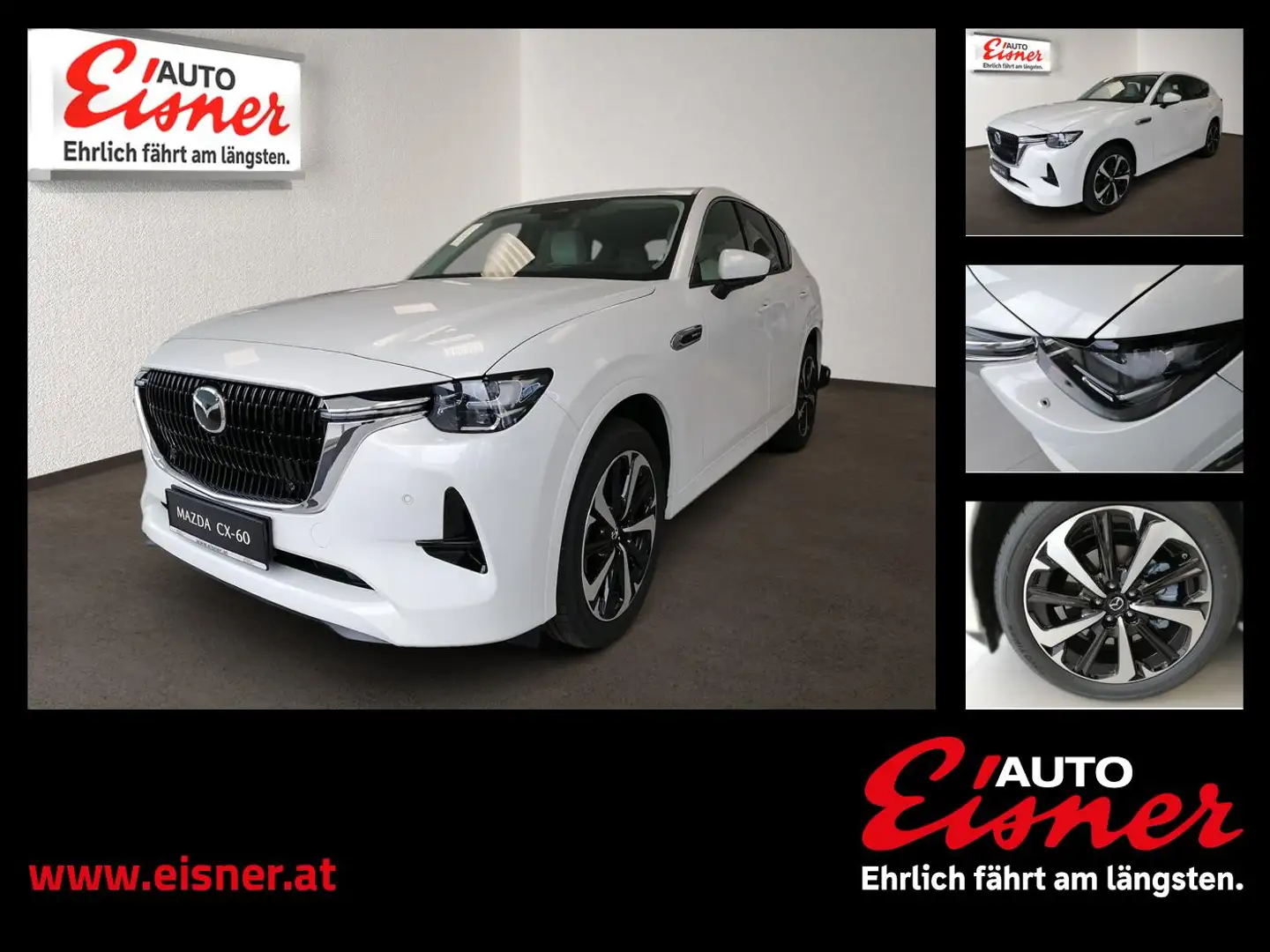 Mazda CX-60 2.5L PHEV AWD TAKUMI P. inkl. AHV Weiß - 1