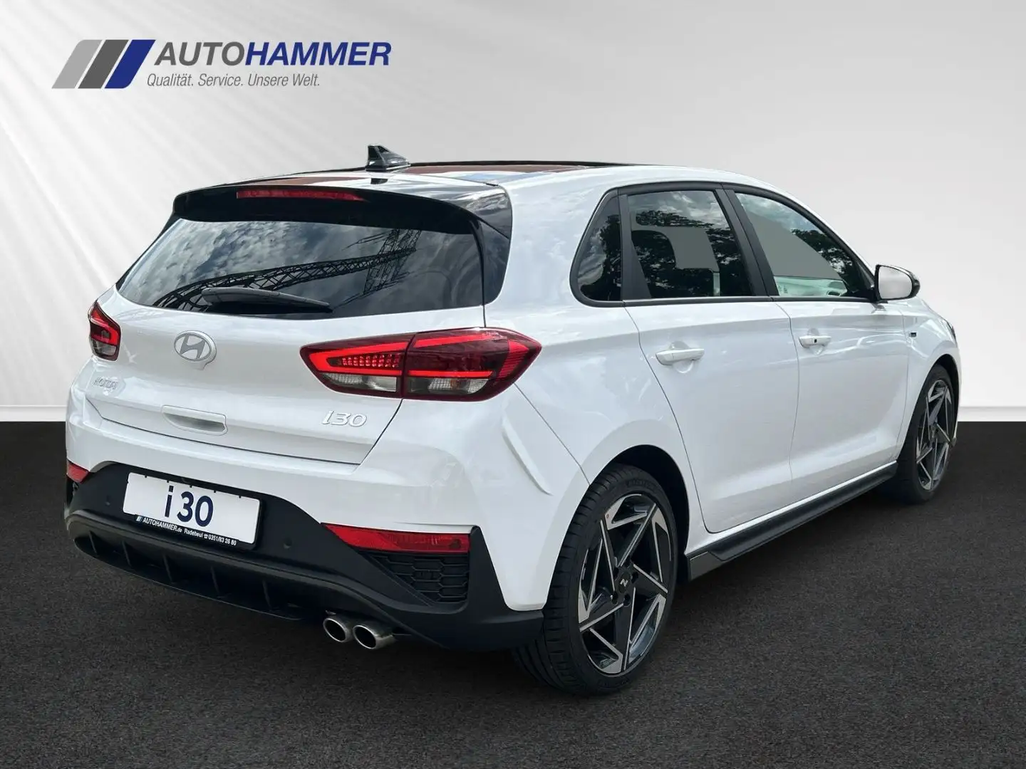 Hyundai i30 5-T 1.5T M/T N-LINE LED Navi Sitz-P. el.SD Weiß - 2