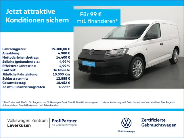 Volkswagen Caddy Cargo PDC SHZ KLIMA PORT NAVI AHK