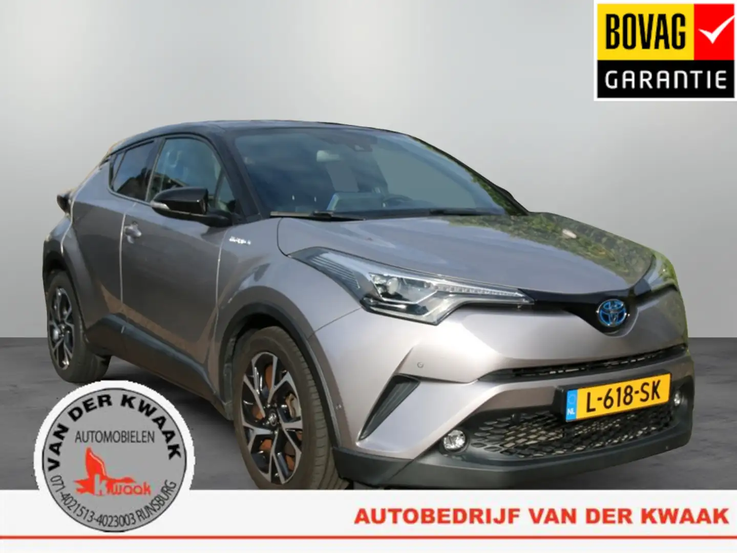 Toyota C-HR 1.8 Hybrid Bi-Tone Grijs - 1