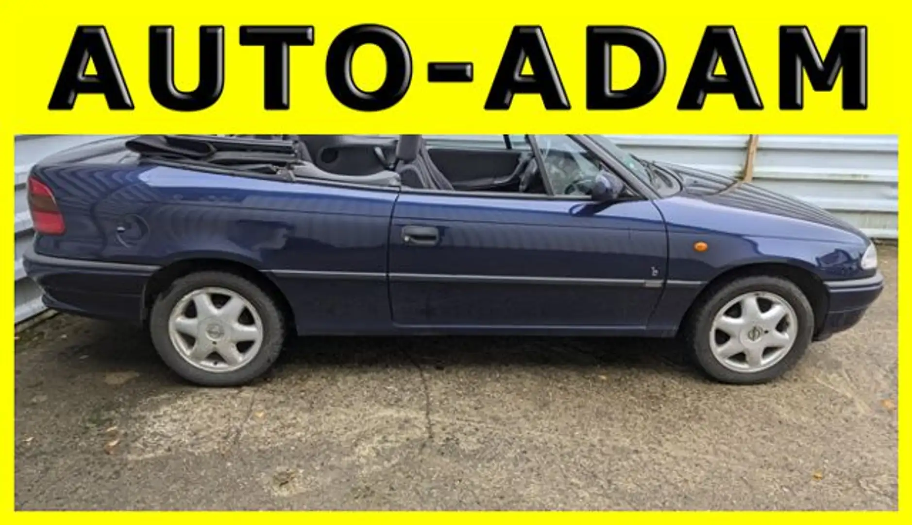 Opel Astra F Cabriolet*Automatik*1 Hand*49.909 Km* Blau - 1