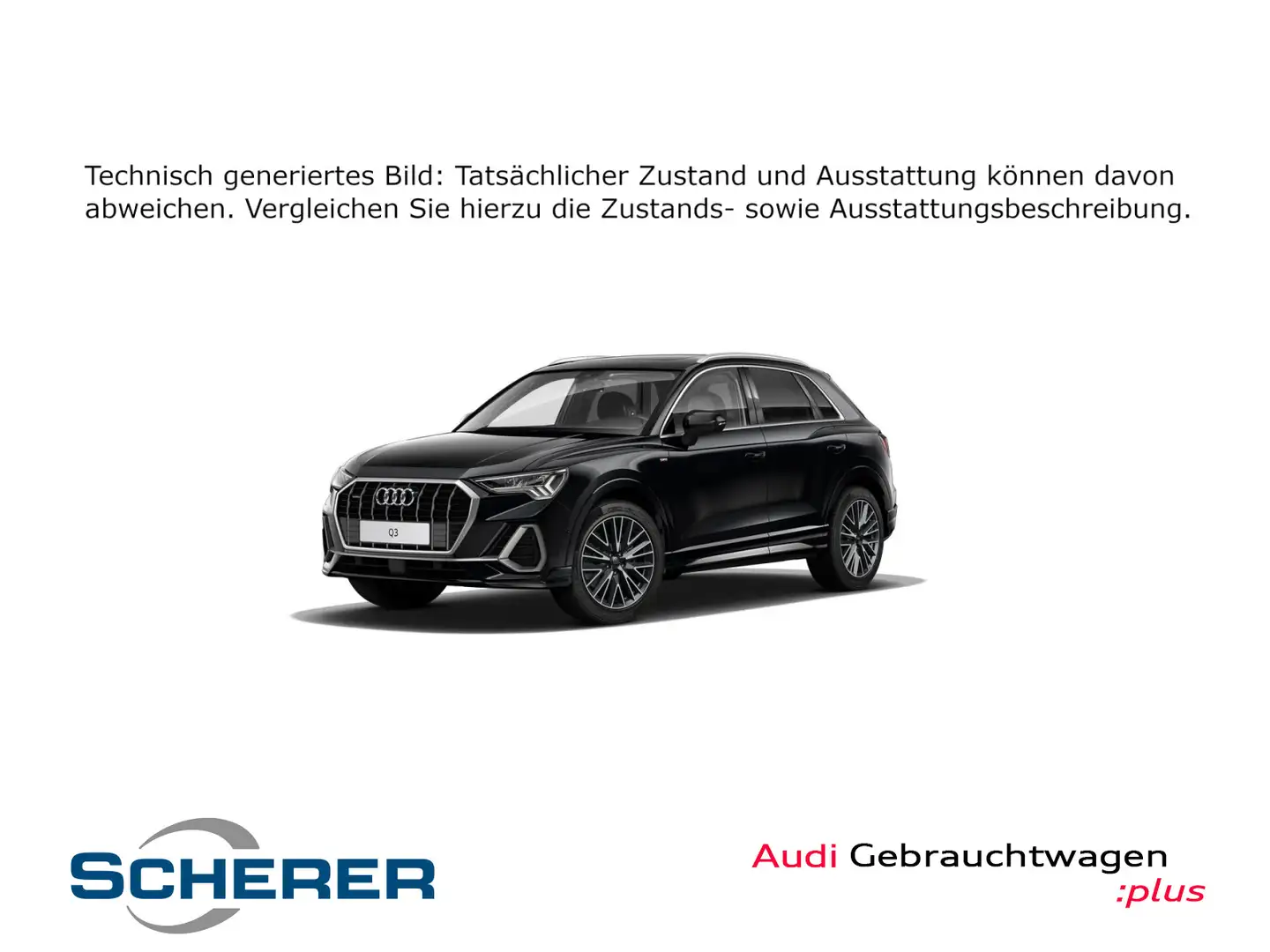 Audi Q3 2x S line 45 TFSI PANO B&O MATRIX KAMERA Schwarz - 1