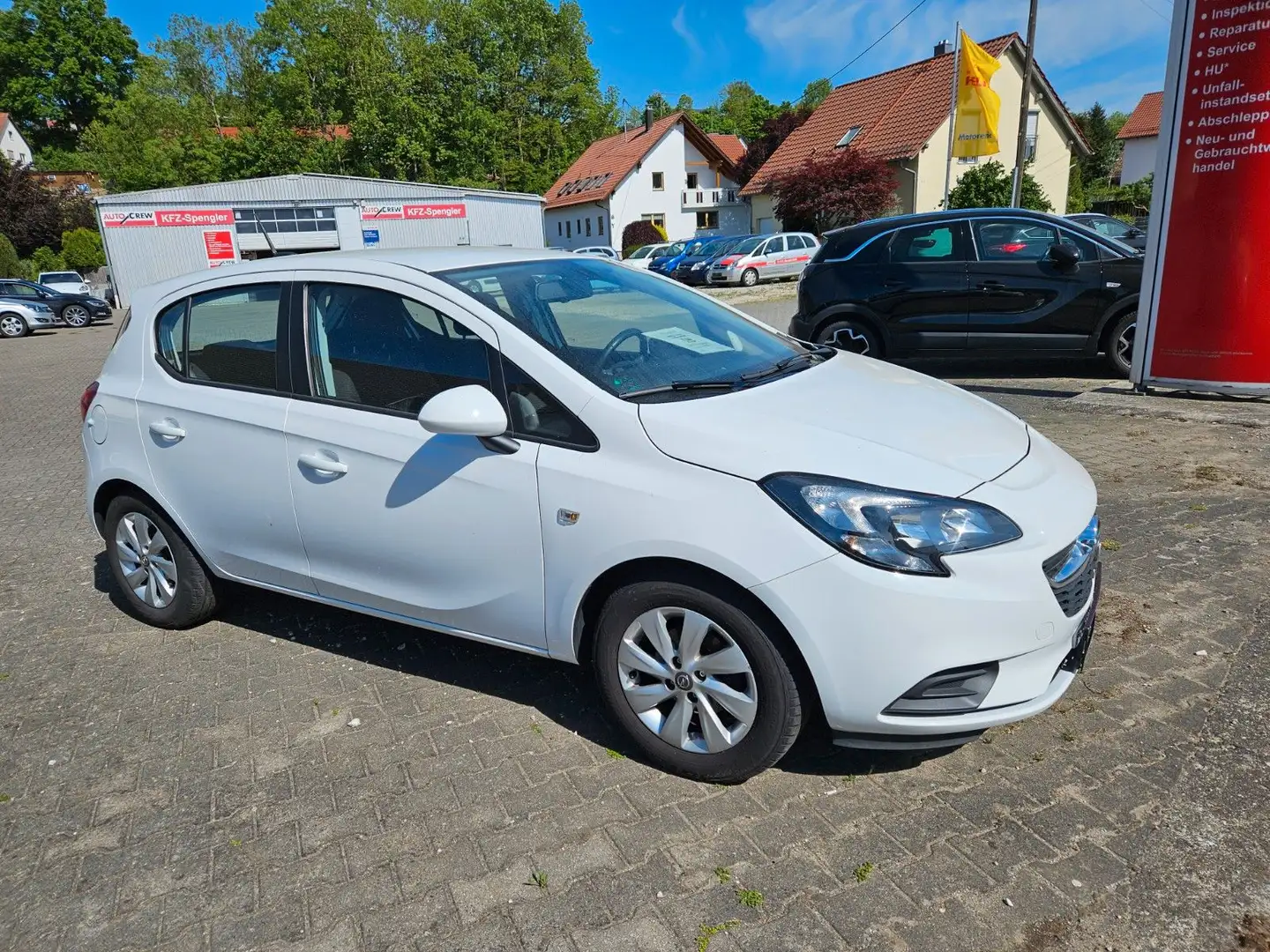 Opel Corsa E 1,4 90PS,Edition,,PDC,Klima,Shz,Lhz Blanc - 2