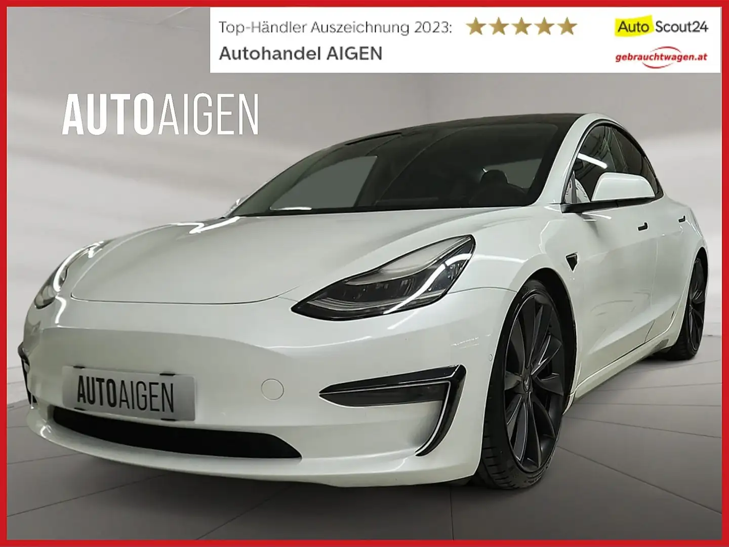 Tesla Model 3 Performance AWD * ALLRAD * 20" FELGEN * Reifen NEU Blanc - 1