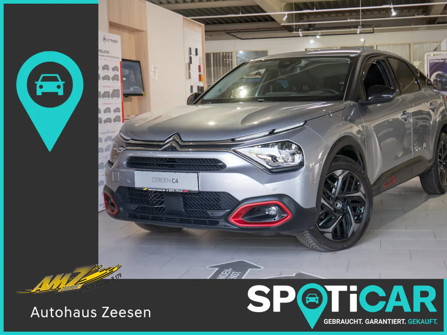 Citroen C4 BlueHDi 130 S&S EAT8 Shine SHZ ACC HUD LED Szürke - 1