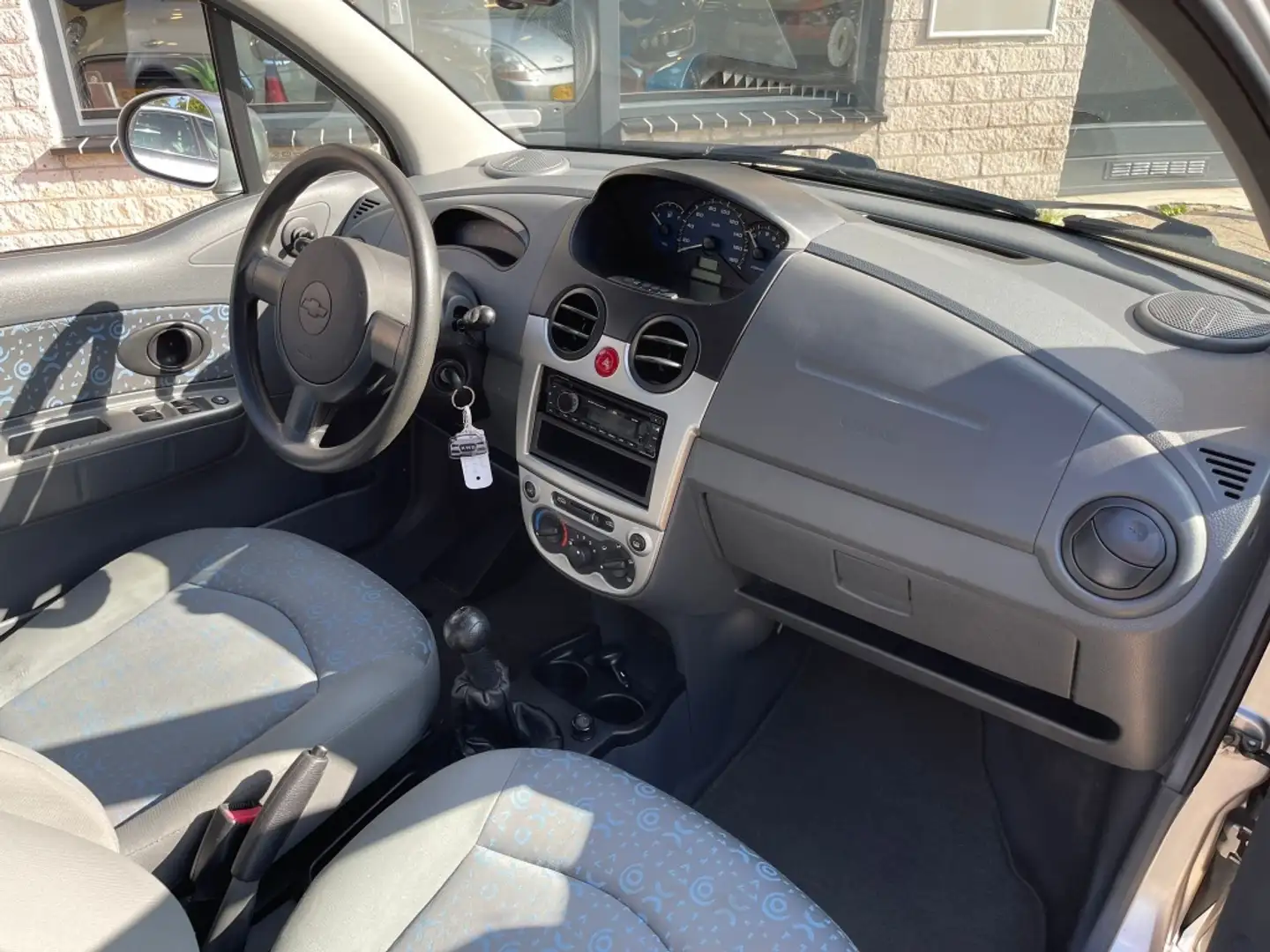 Chevrolet Matiz 1.0 5Deurs Airco Nap Apk Distr VV Grijs - 2