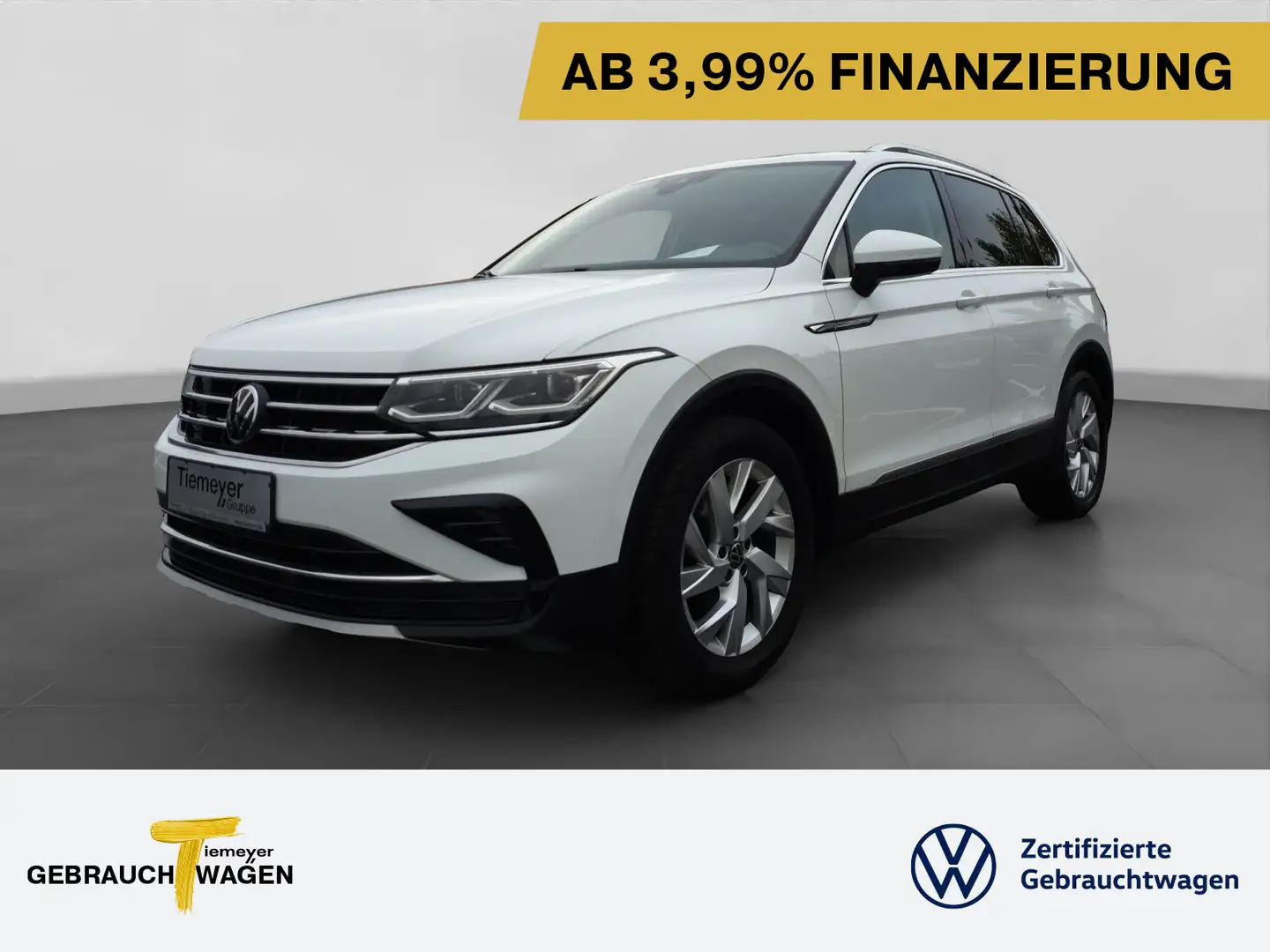 Volkswagen Tiguan 2.0 TDI DSG ELEGANCE AHK KAMERA MATRIX Weiß - 1