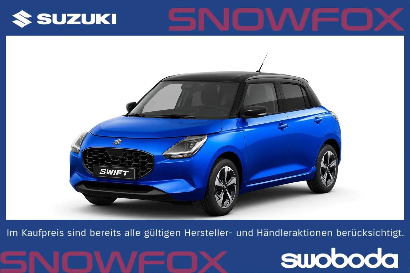 Suzuki Swift 1,2 Hybrid L3 Shine Blau - 1