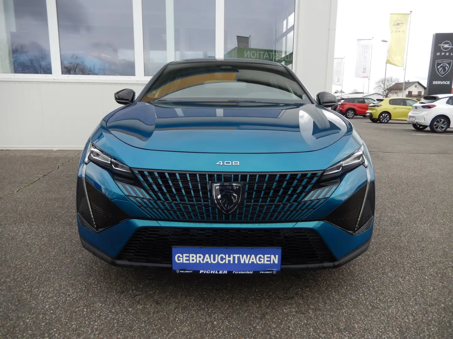 Peugeot 408 PHEV 225 e-EAT8 GT Modrá - 2